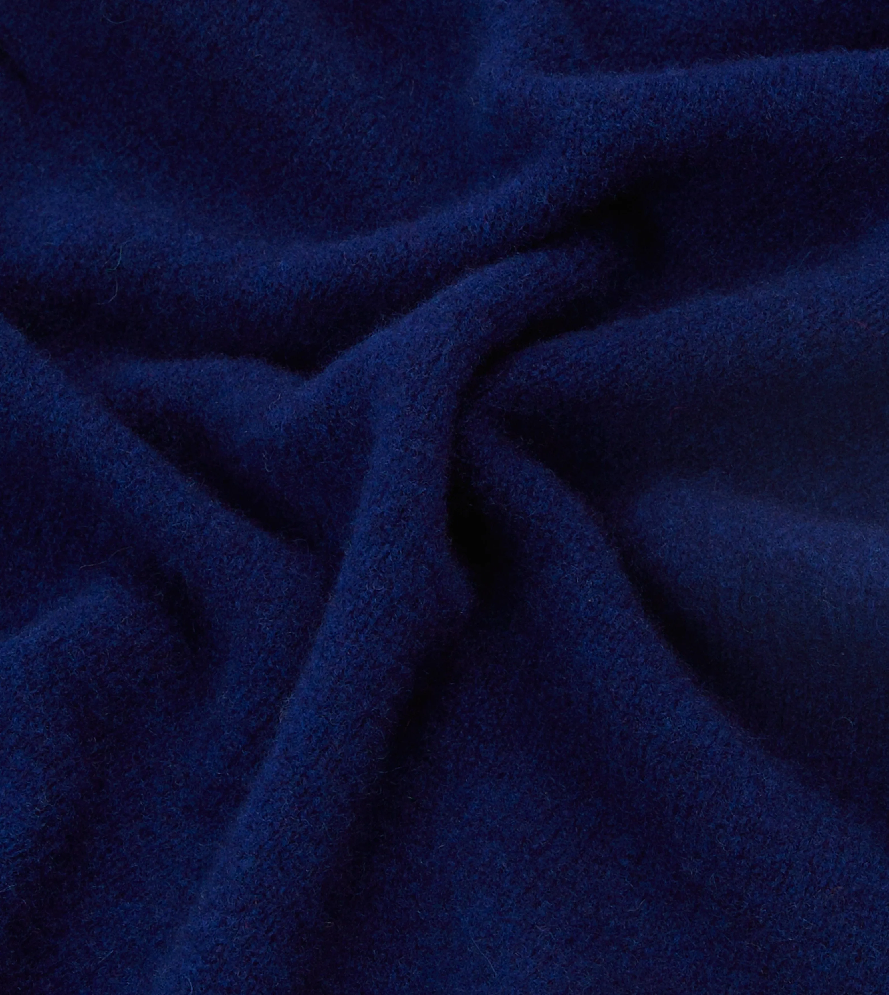 Blue Lambswool Triangle Neck Scarf sold by Drake's London product image thumbnail 2