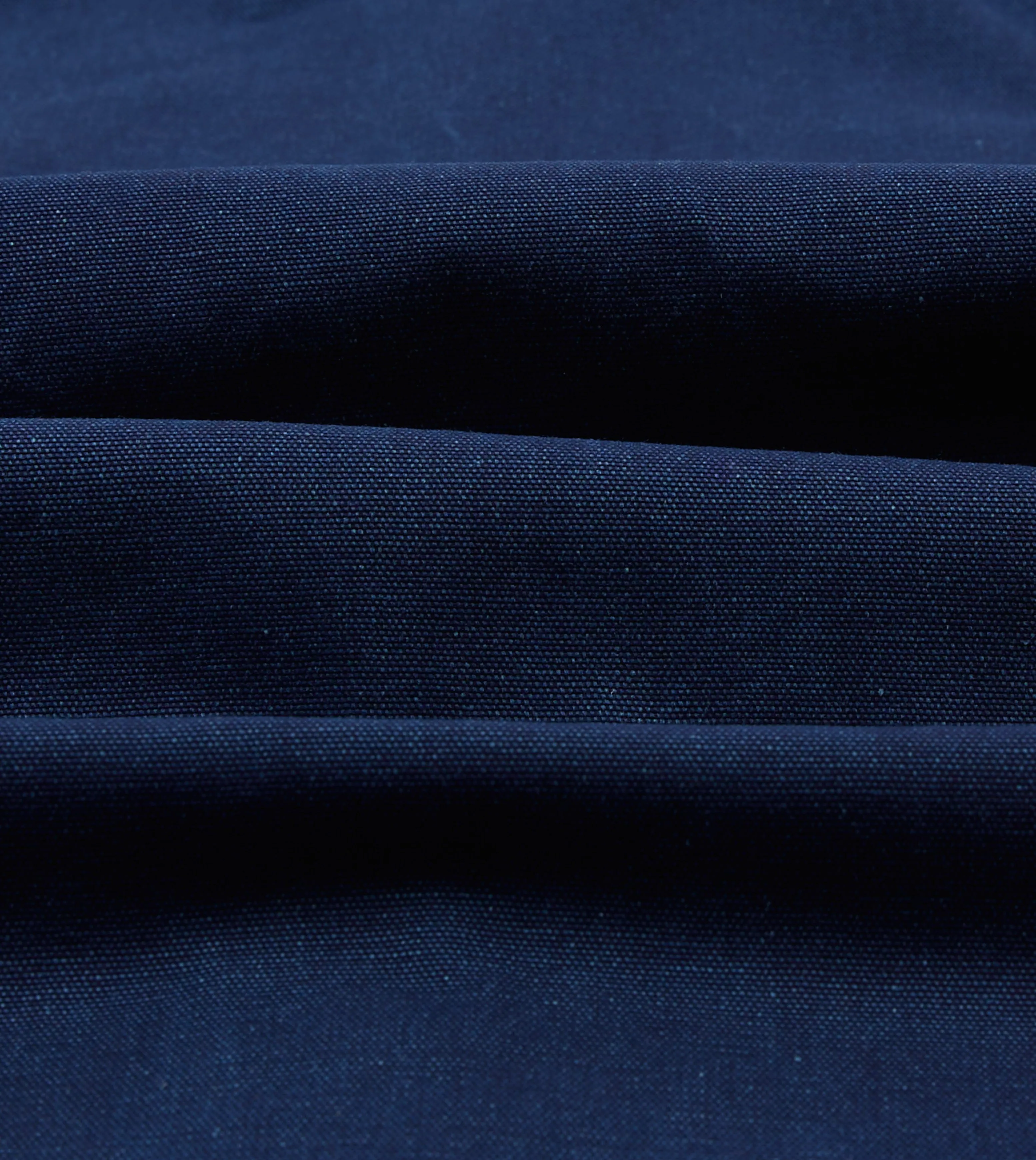 Indigo Canvas Two-Pocket Western Shirt sold by Drake's London product image thumbnail 2