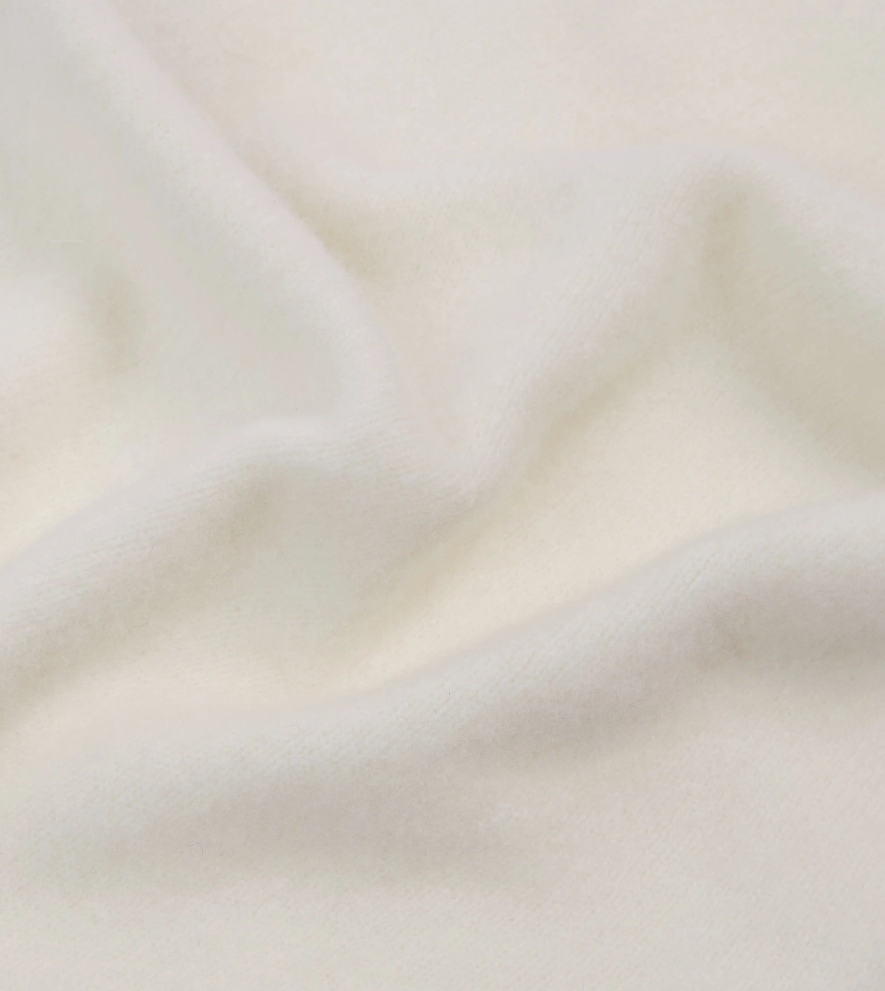 Ecru Lambswool Triangle Neck Scarf sold by Drake's London product image thumbnail 2