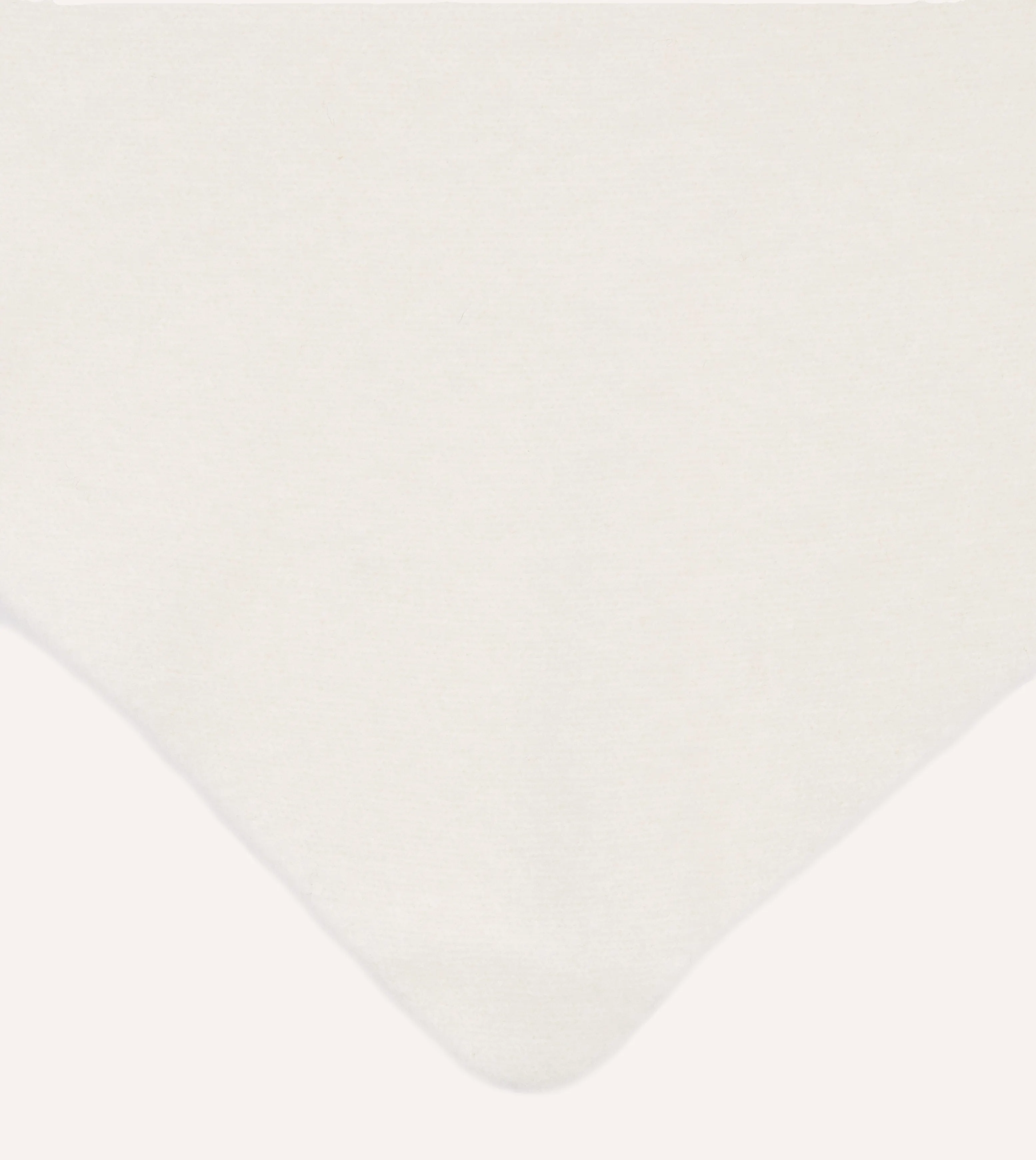 Ecru Lambswool Triangle Neck Scarf sold by Drake's London product image thumbnail 3