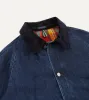 Indigo Wash Denim Field Jacket sold by Drake's London