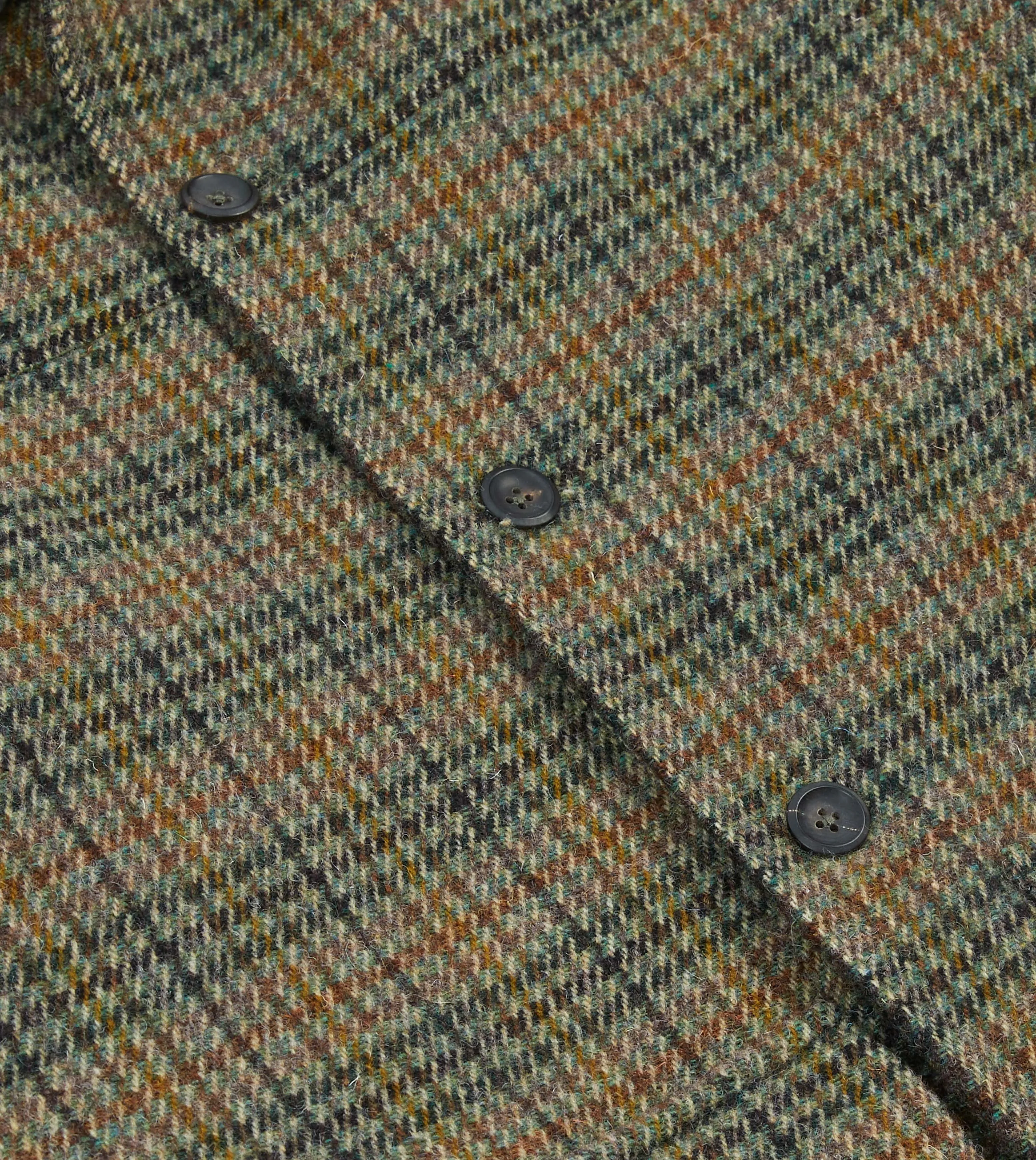 Green Check Tweed Donkey Jacket sold by Drake's London product image thumbnail 5