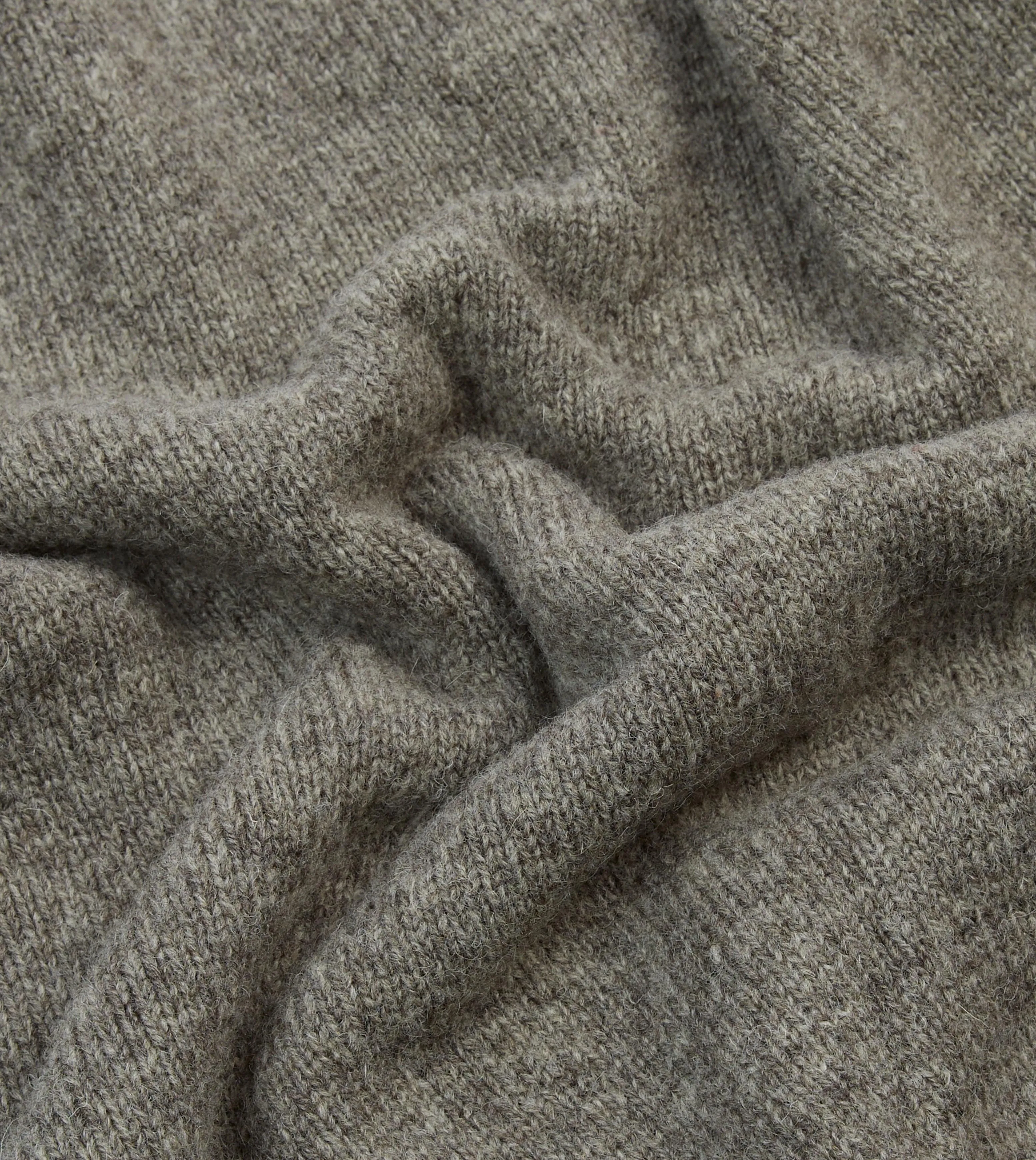 Ecru Multi Colourblock Brushed Shetland Crew Neck Jumper sold by Drake's London product image thumbnail 2