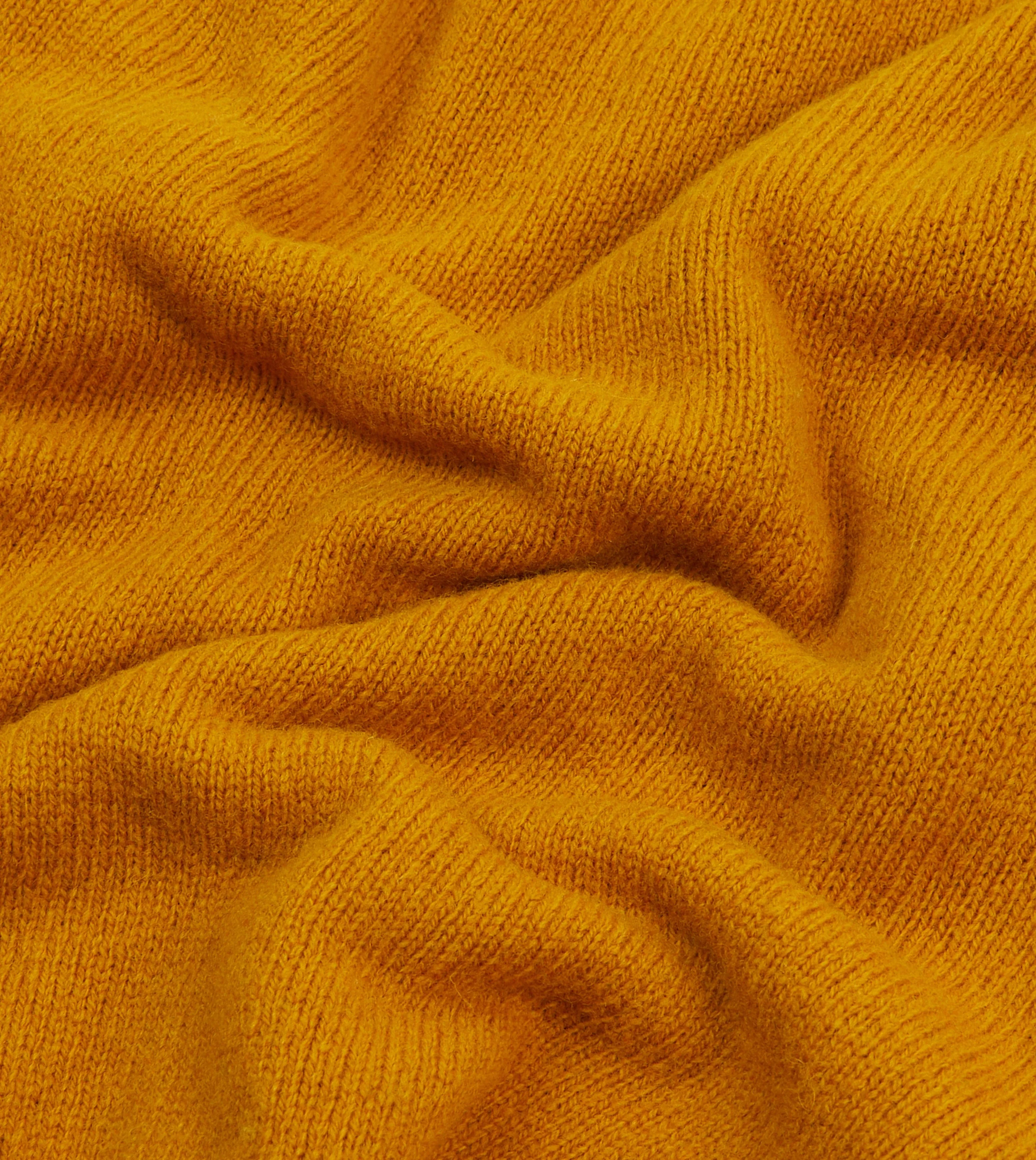 Green Multi Colourblock Brushed Shetland Crew Neck Jumper sold by Drake's London product image thumbnail 2