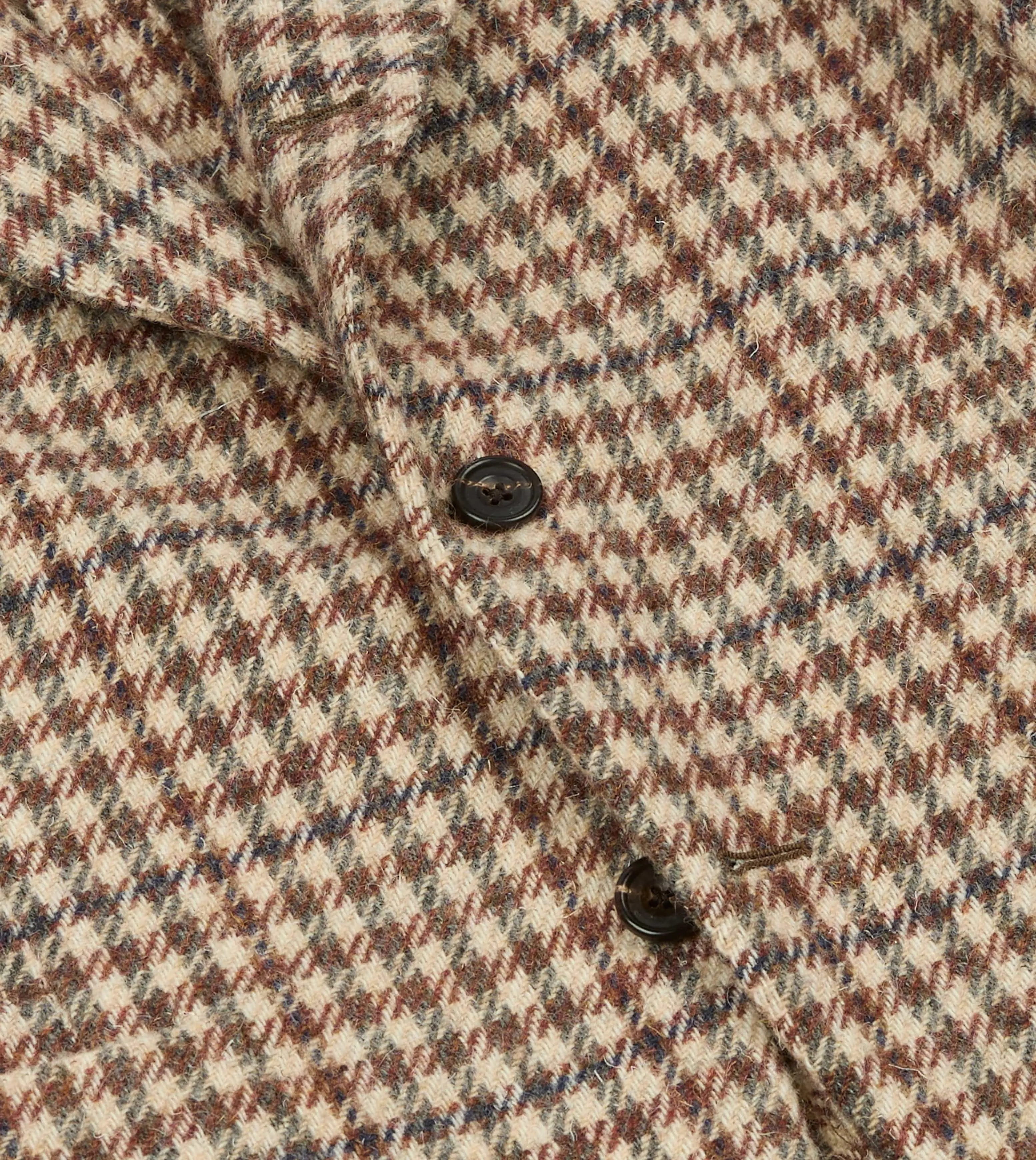 Ecru Gun Club Check Tweed Blazer sold by Drake's London product image thumbnail 5