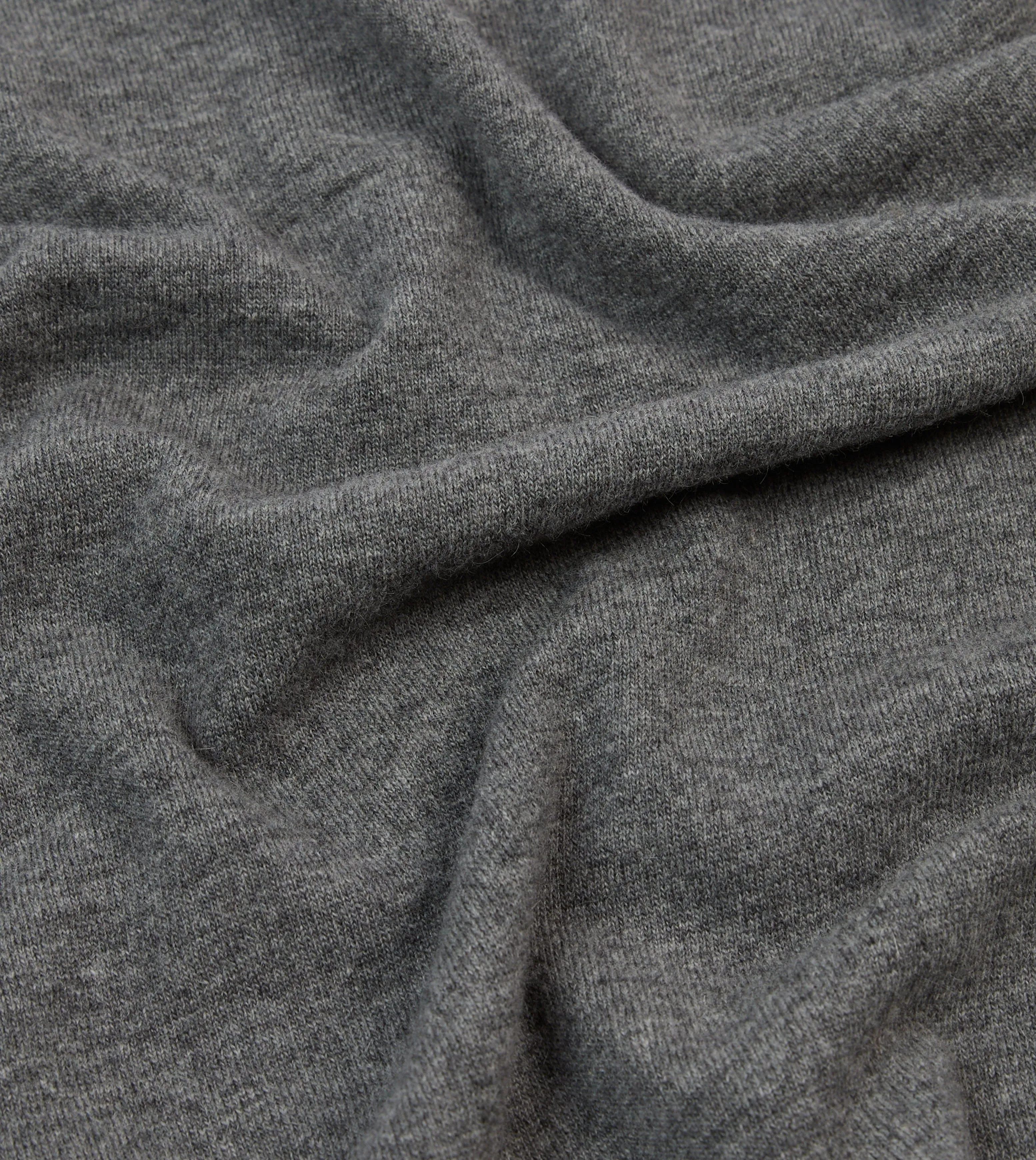 Grey Alpaca Wool Knitted Polo sold by Drake's London product image thumbnail 2