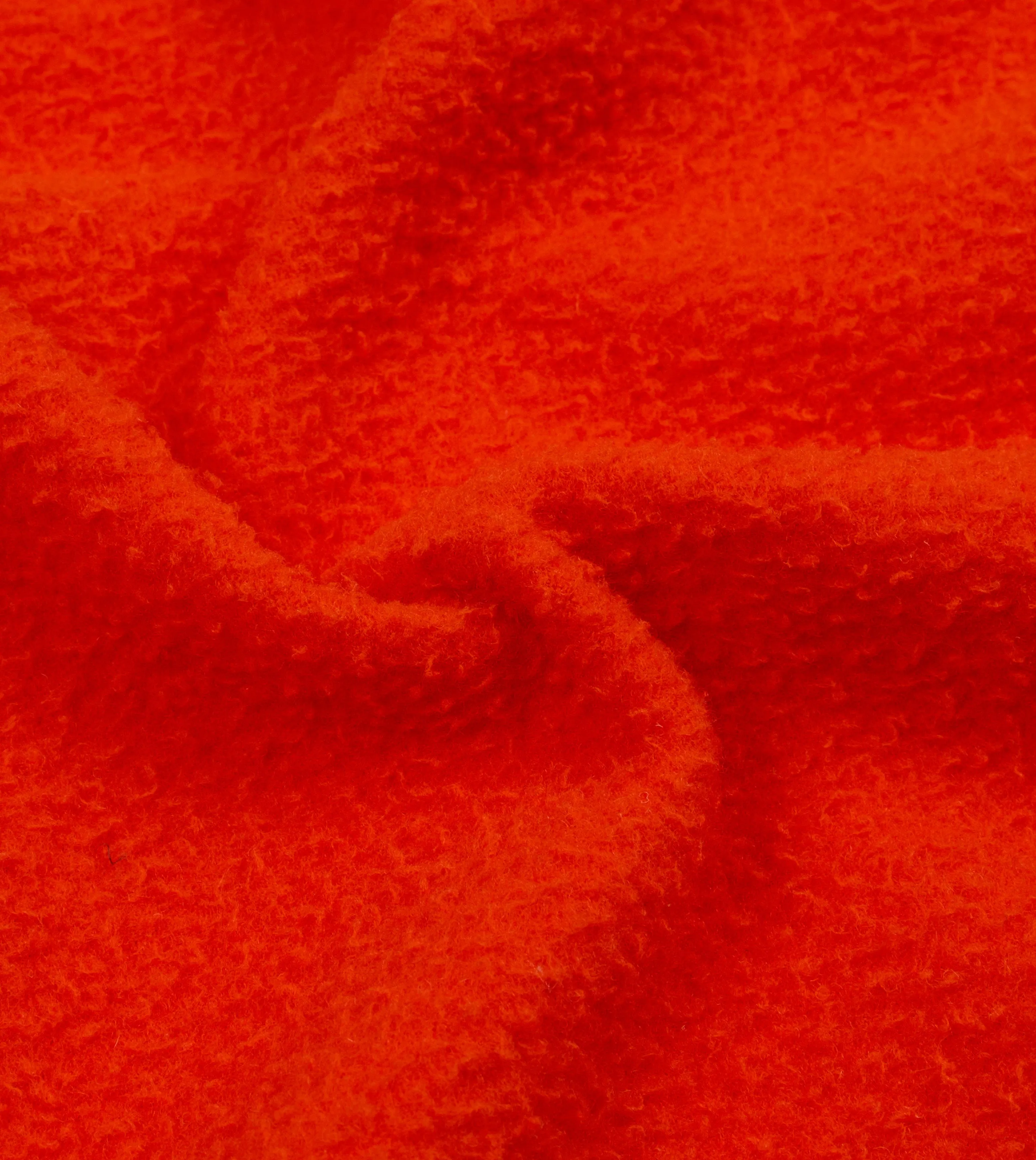 Orange Casentino Wool Half-Zip Pullover Fleece sold by Drake's London product image thumbnail 2