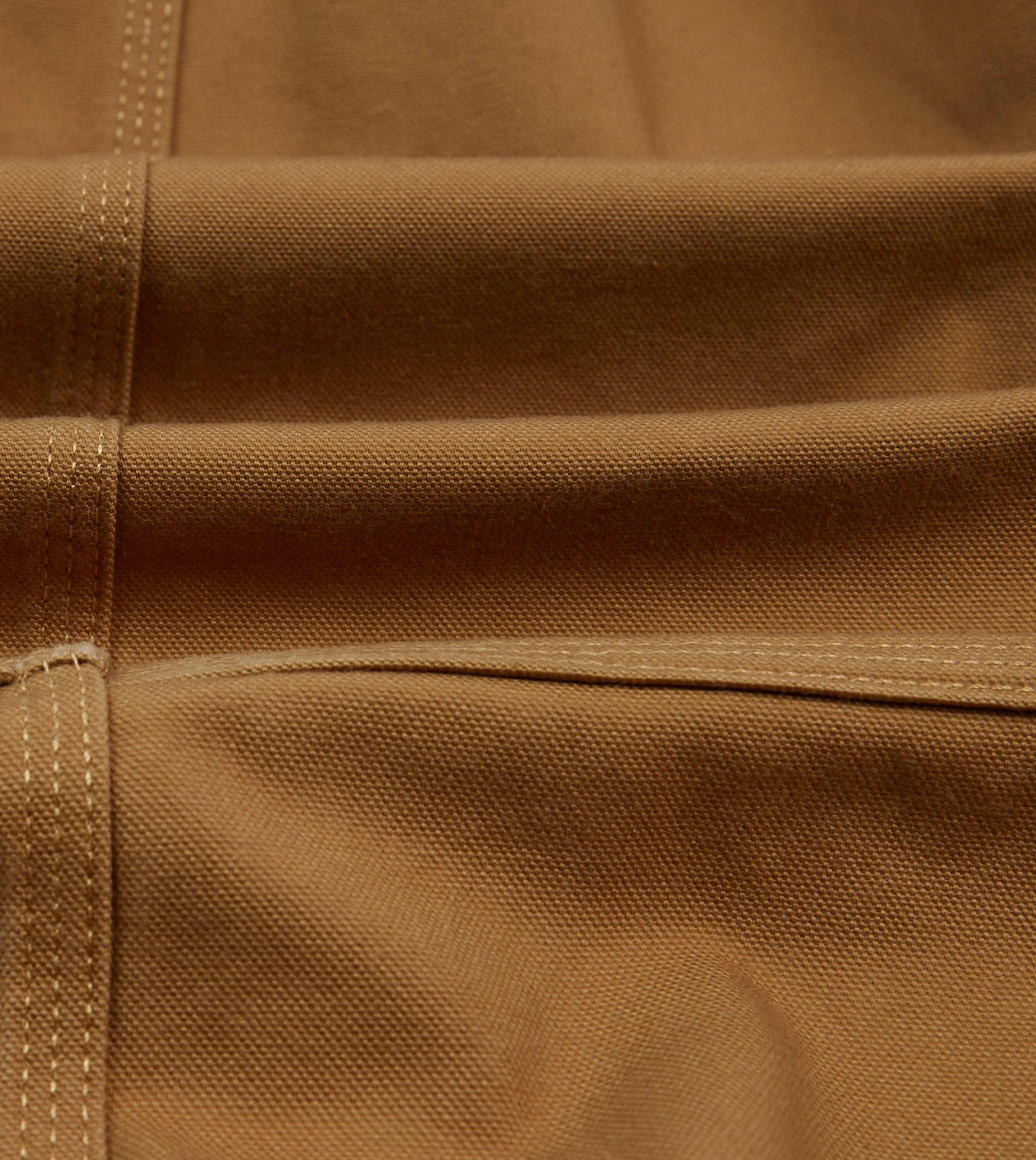 Tobacco Canvas Welder Jacket sold by Drake's London product image thumbnail 2