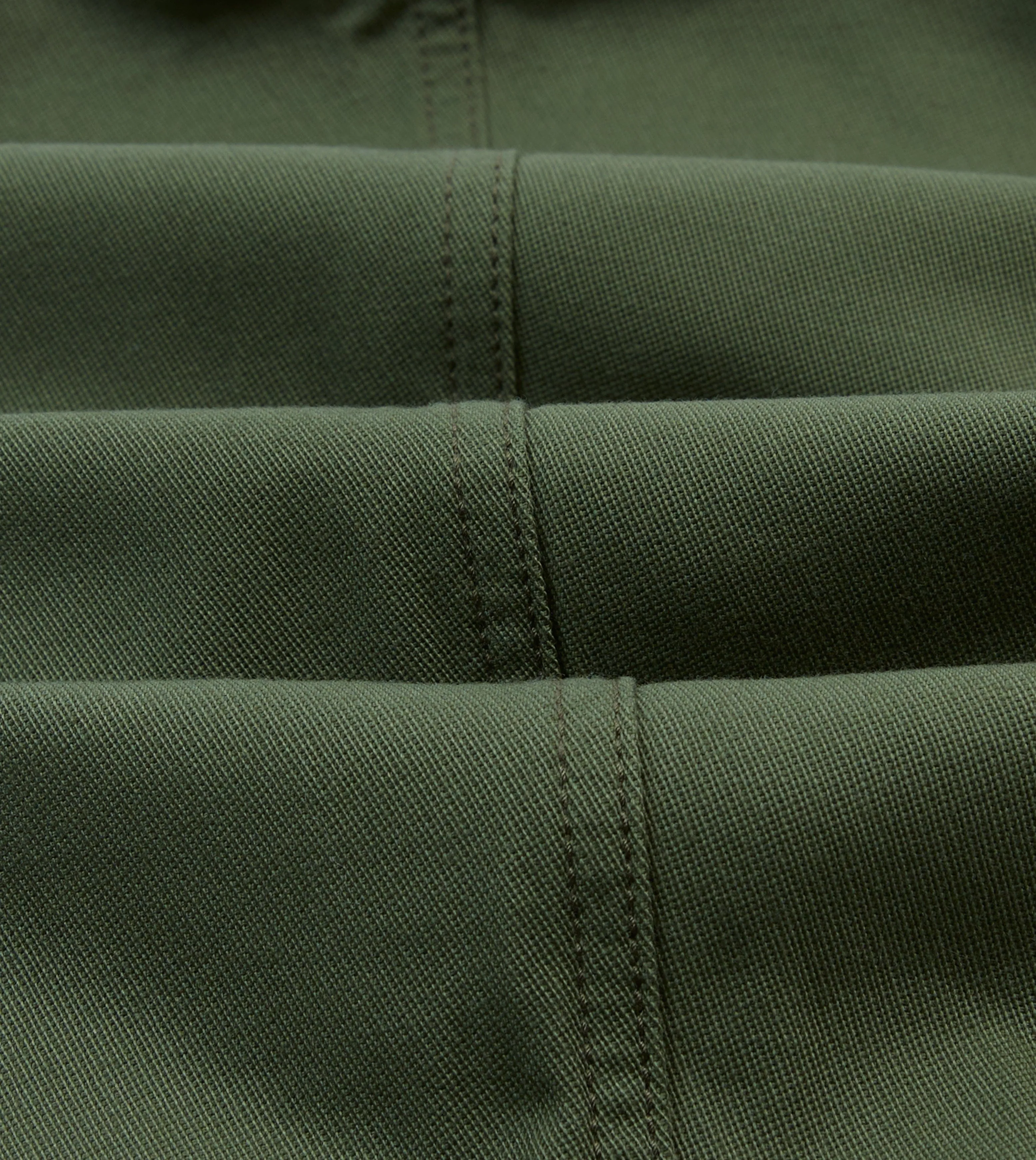 Olive Cotton Fatigue Trouser sold by Drake's London product image thumbnail 2