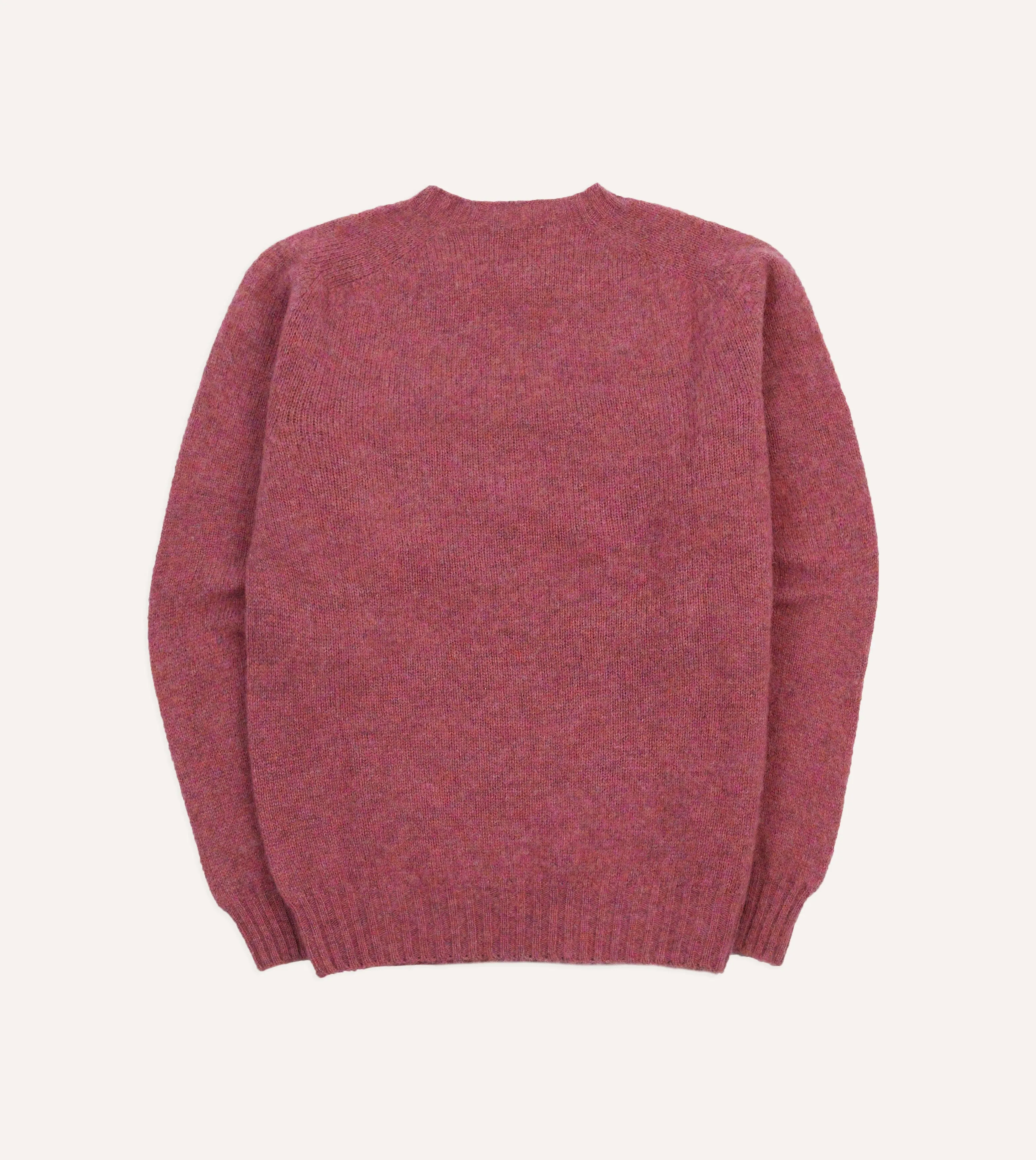 Mulberry Brushed Shetland Crew Neck Jumper sold by Drake's London product image thumbnail 5