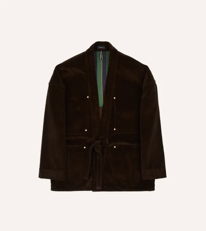 Shoyoroll by Drake's Corduroy Gi Jacket sold by Drake's London