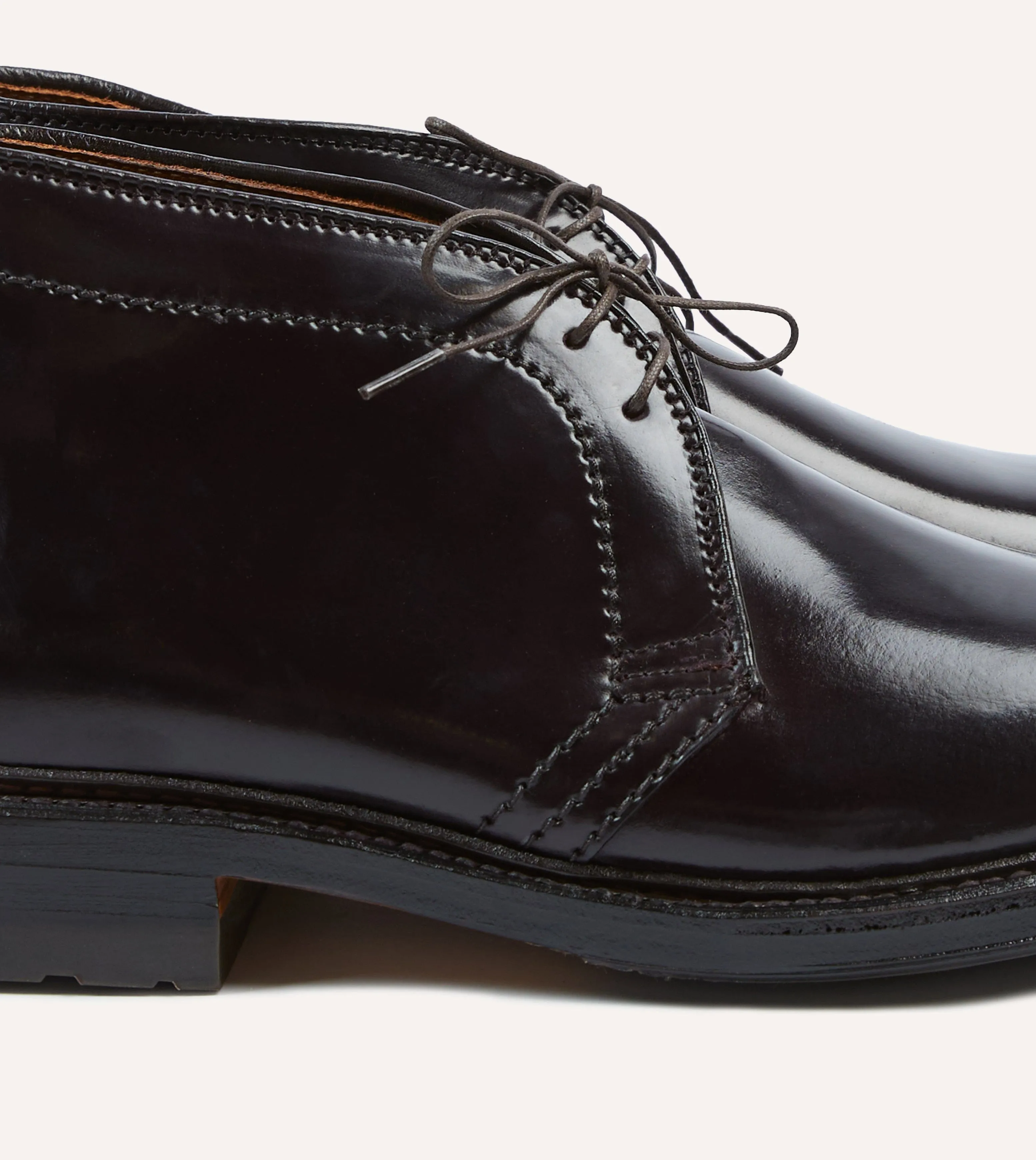 Alden Black Cordovan Algonquin Blucher sold by Drake's London product image thumbnail 3