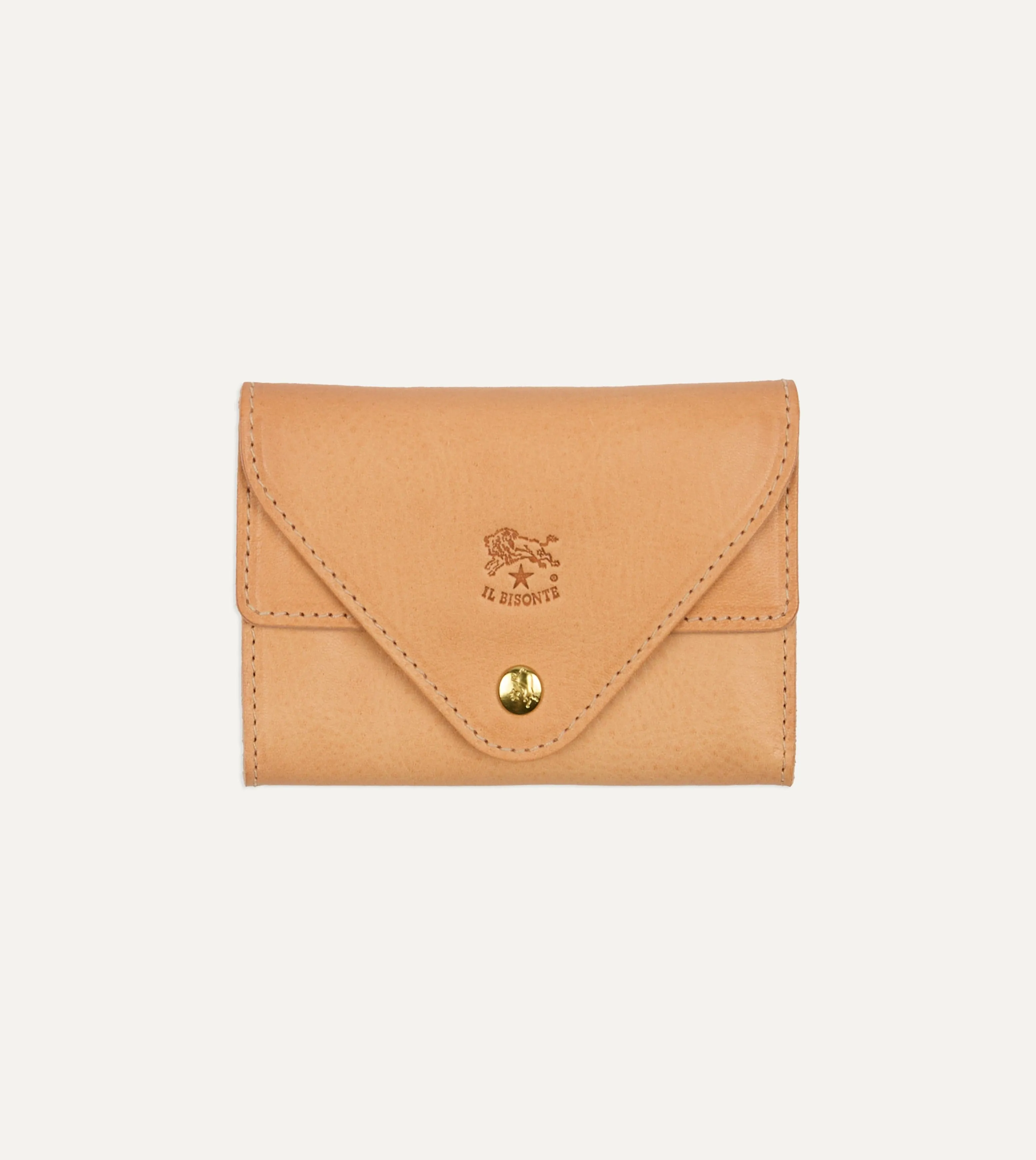 Il Bisonte Leather Double Fold Card Case sold by Drake's London