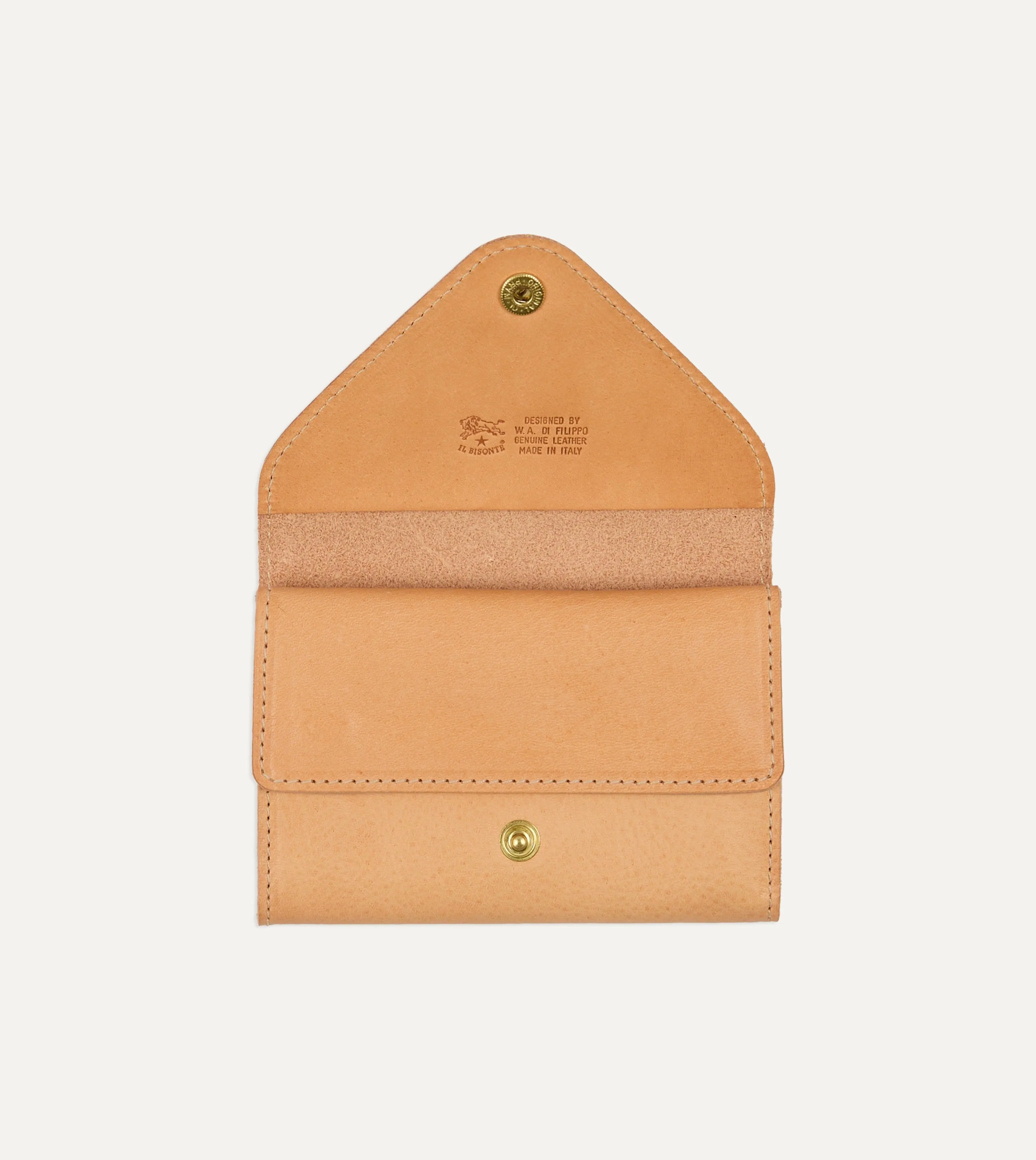 Il Bisonte Leather Double Fold Card Case sold by Drake's London product image thumbnail 2