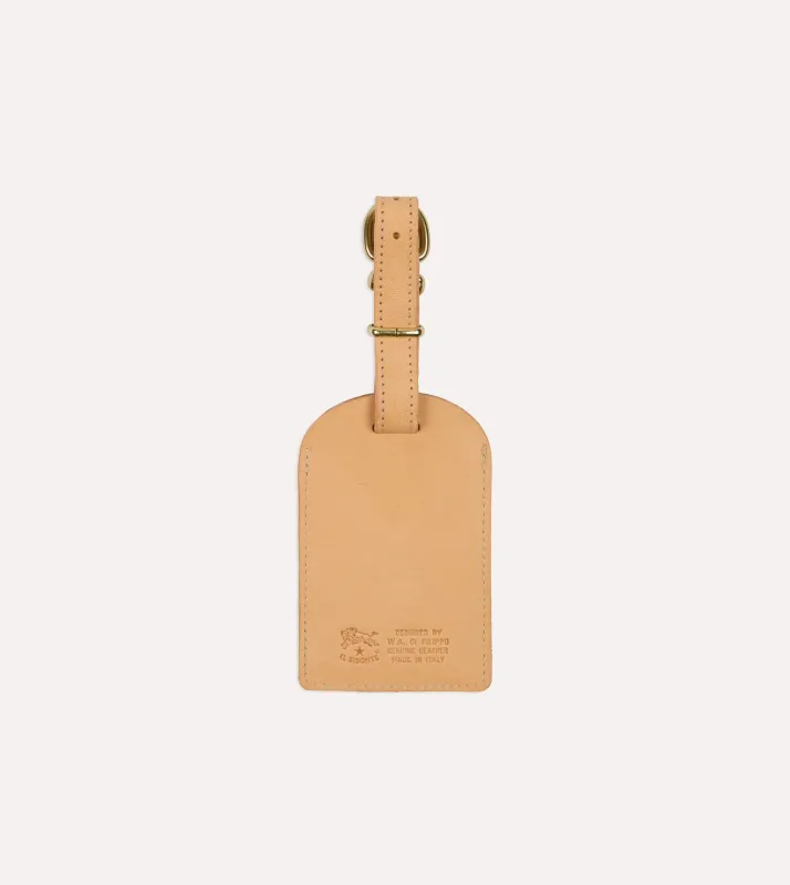 Il Bisonte Leather Luggage Tag sold by Drake's London