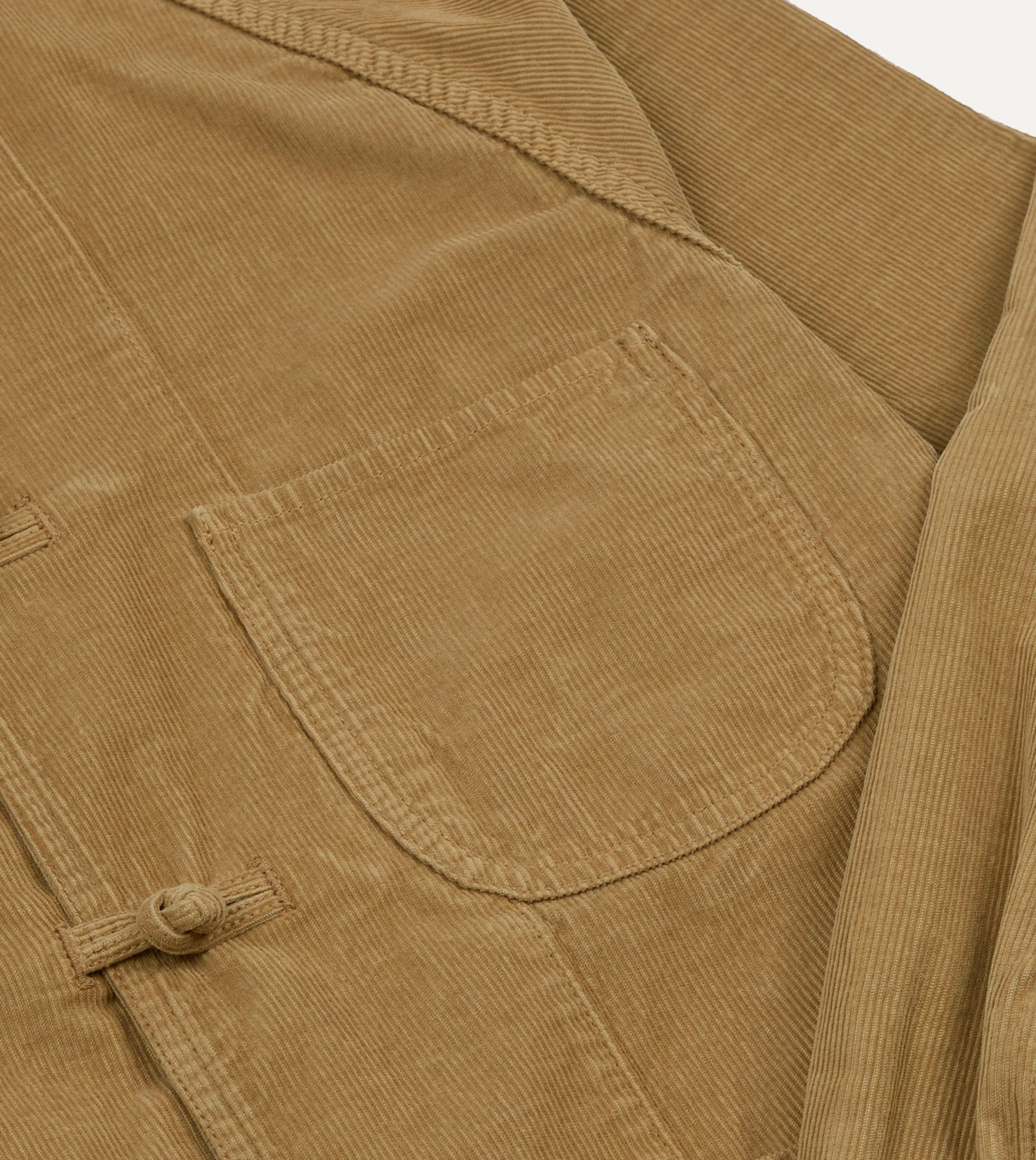 Sand Cotton Corduroy Artist Chore Jacket sold by Drake's London product image thumbnail 5