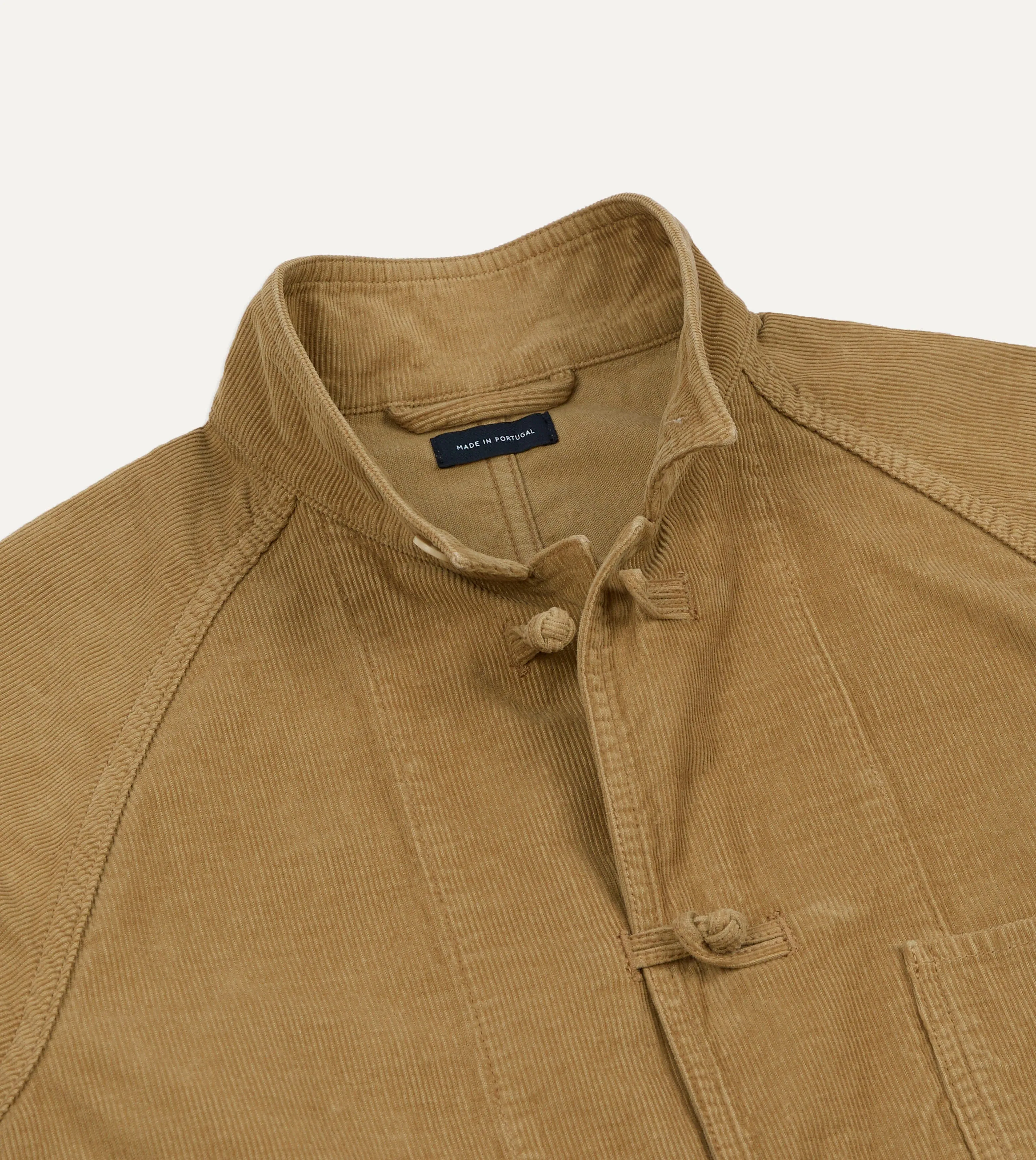 Sand Cotton Corduroy Artist Chore Jacket sold by Drake's London product image thumbnail 3