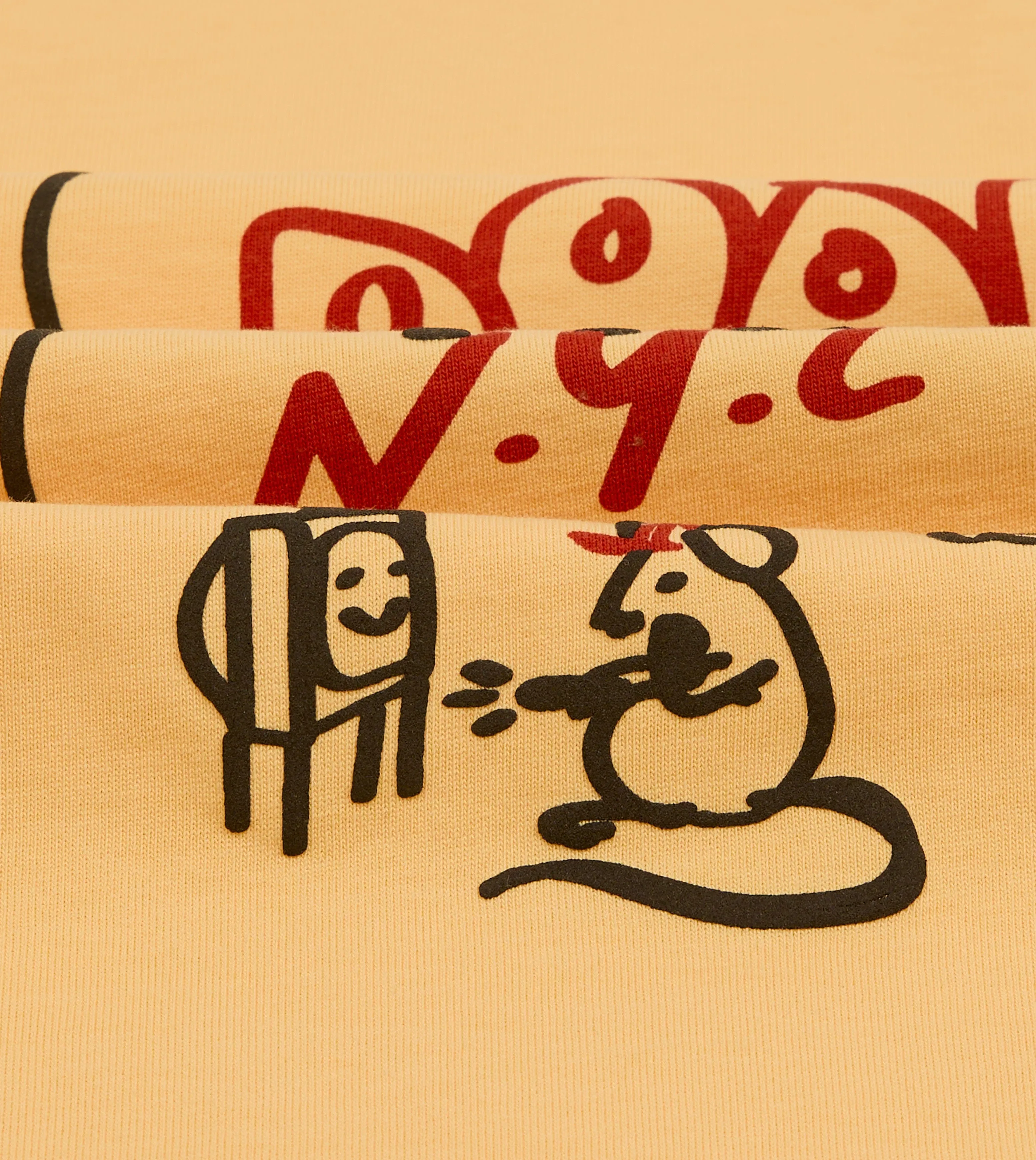 Yellow ‘Tribeca’ Print Short-Sleeve Hiking T-Shirt sold by Drake's London product image thumbnail 2