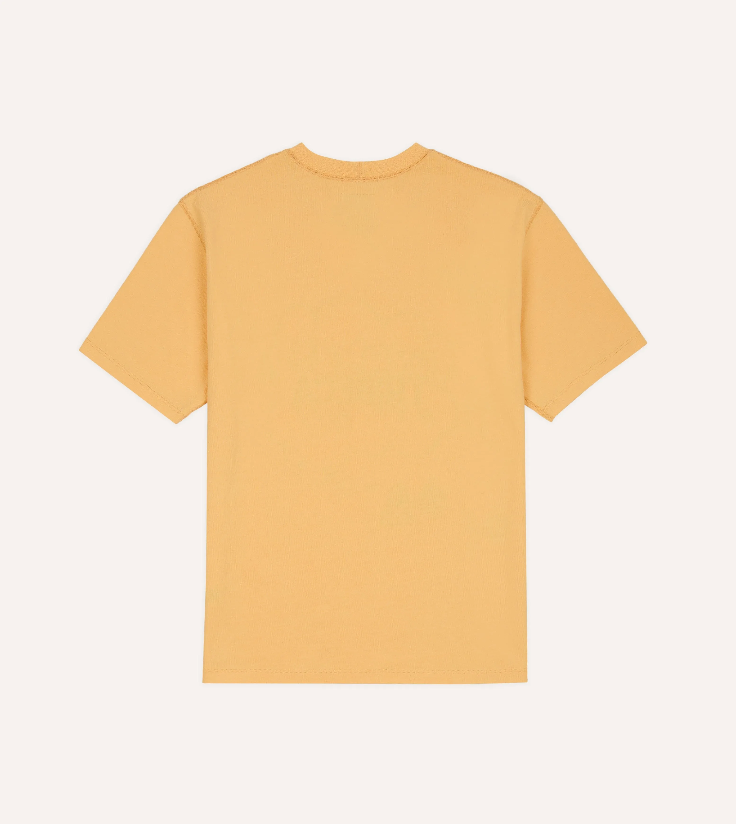 Yellow ‘Tribeca’ Print Short-Sleeve Hiking T-Shirt sold by Drake's London product image thumbnail 4