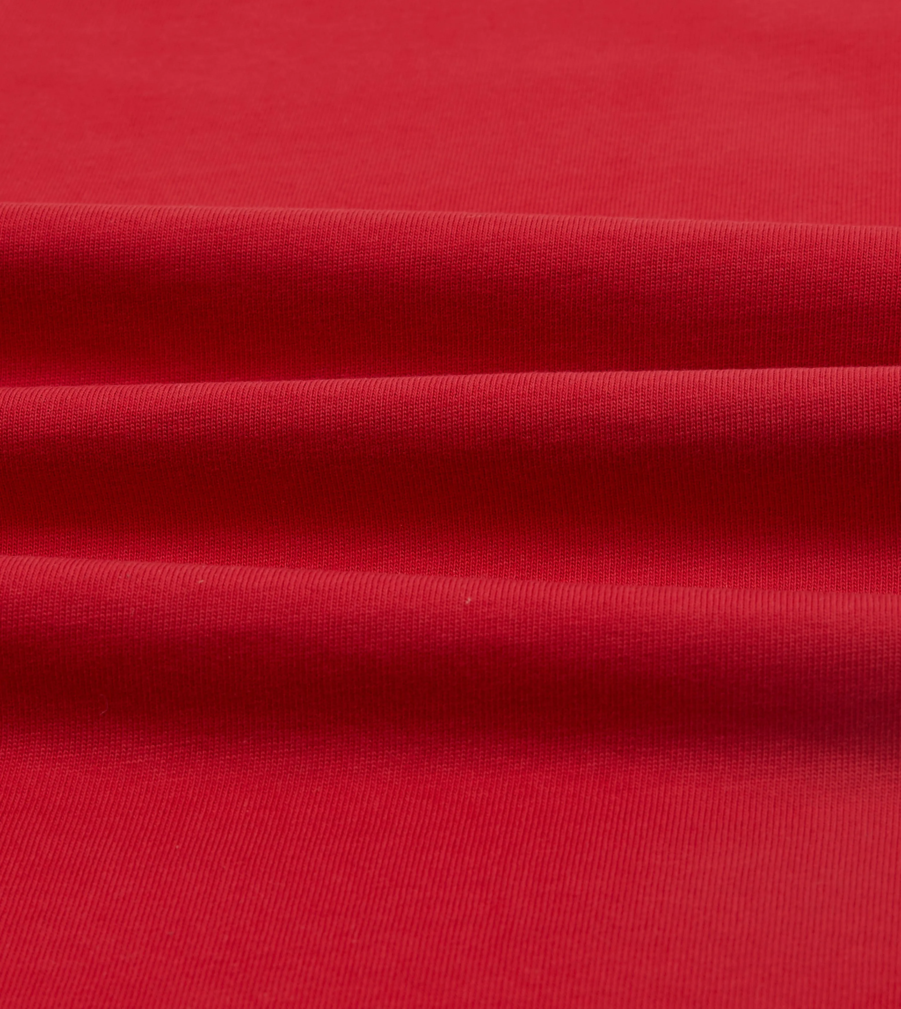 Red and Ecru Long Sleeve Raglan T-Shirt sold by Drake's London product image thumbnail 2