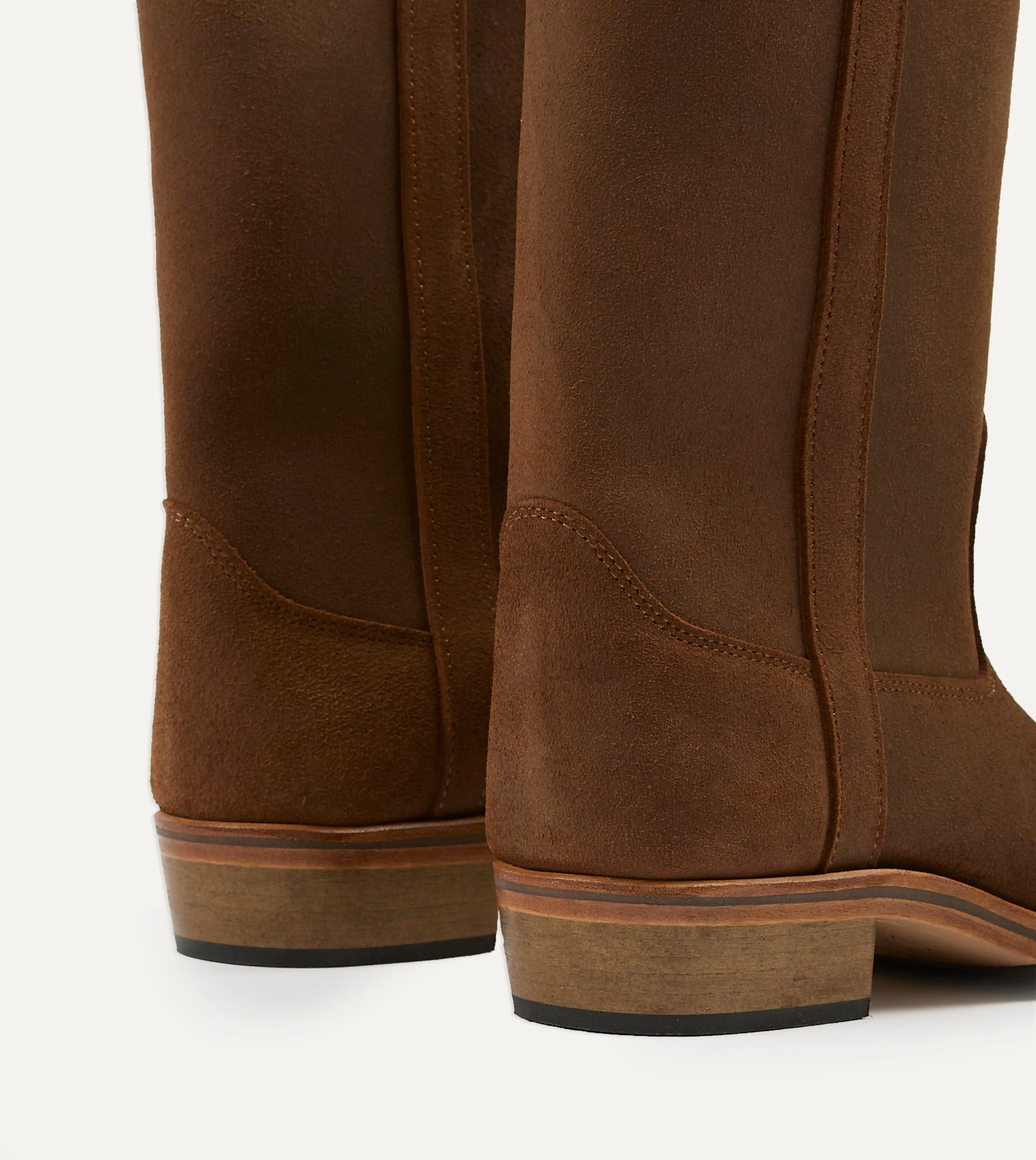 La Botte Gardiane Camarguaise Brown Waxed Leather Boots sold by Drake's London product image thumbnail 5