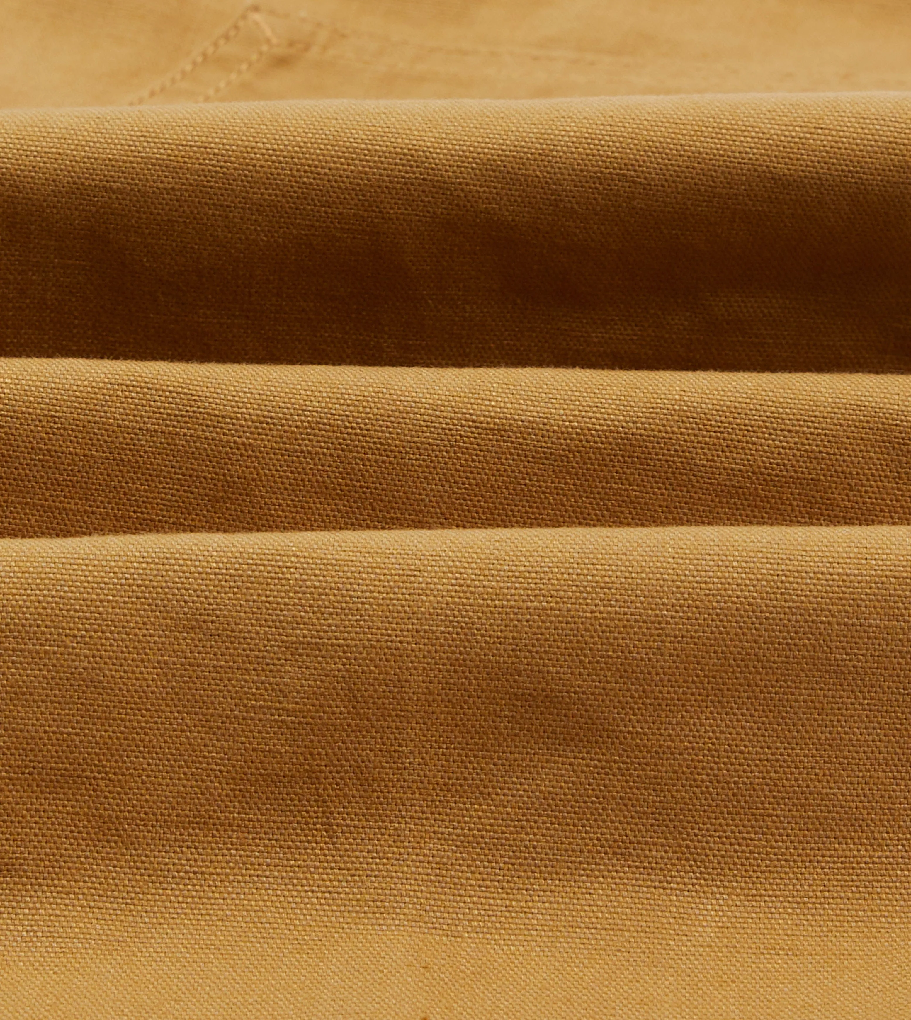 Mustard Cotton Canvas Carpenter Pant sold by Drake's London product image thumbnail 2