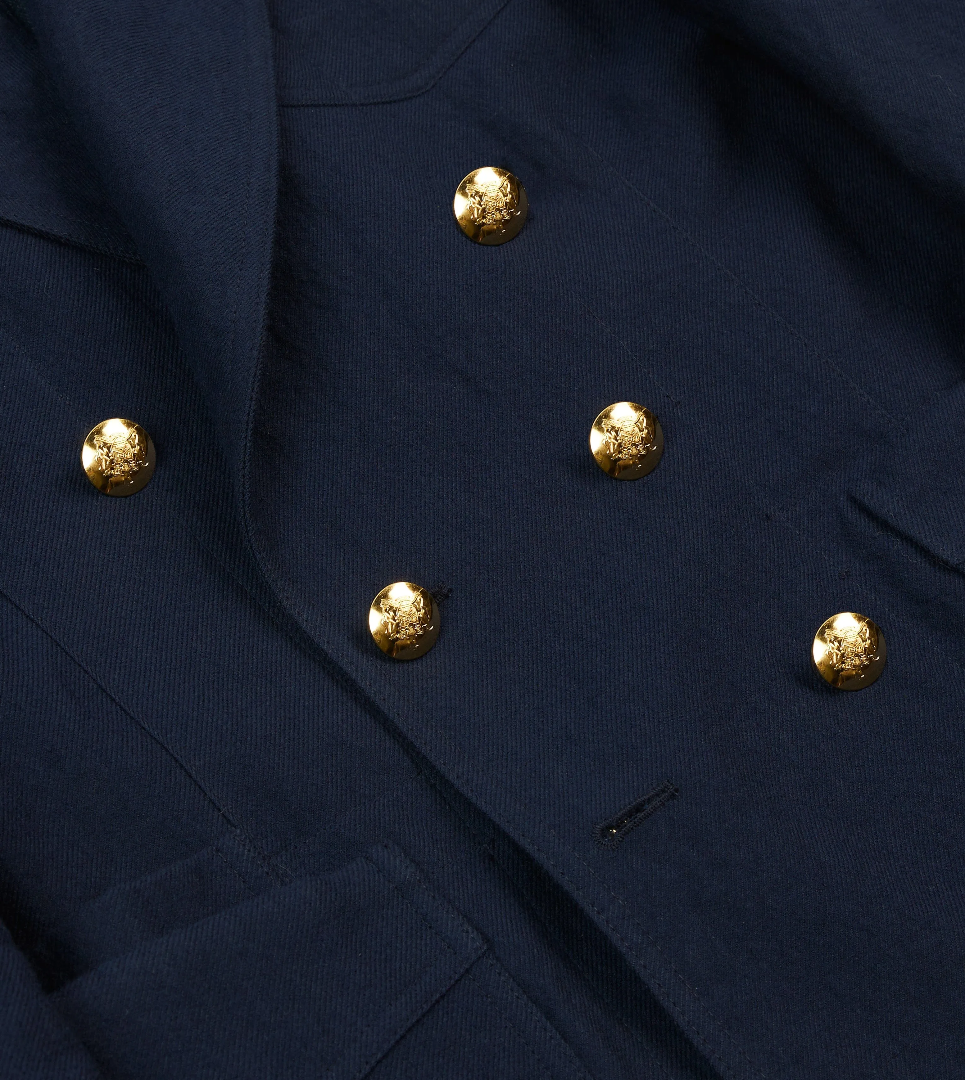 Navy Wool-Cotton Games Blazer Mk. III sold by Drake's London product image thumbnail 5