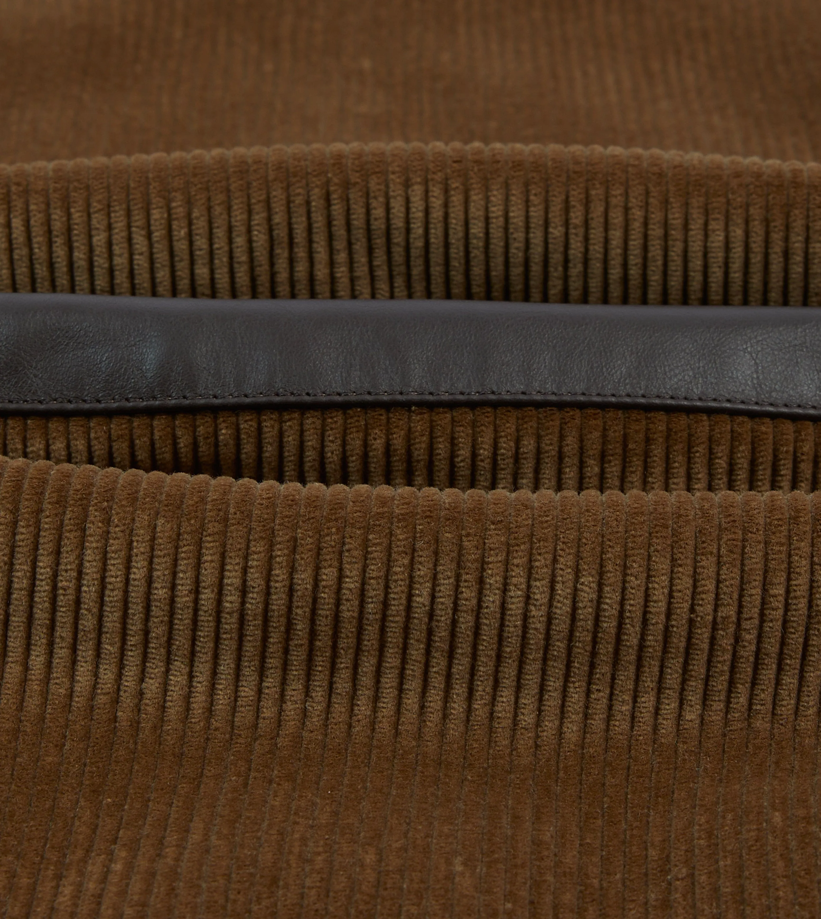 Brown Corduroy Wadded Vest sold by Drake's London product image thumbnail 2