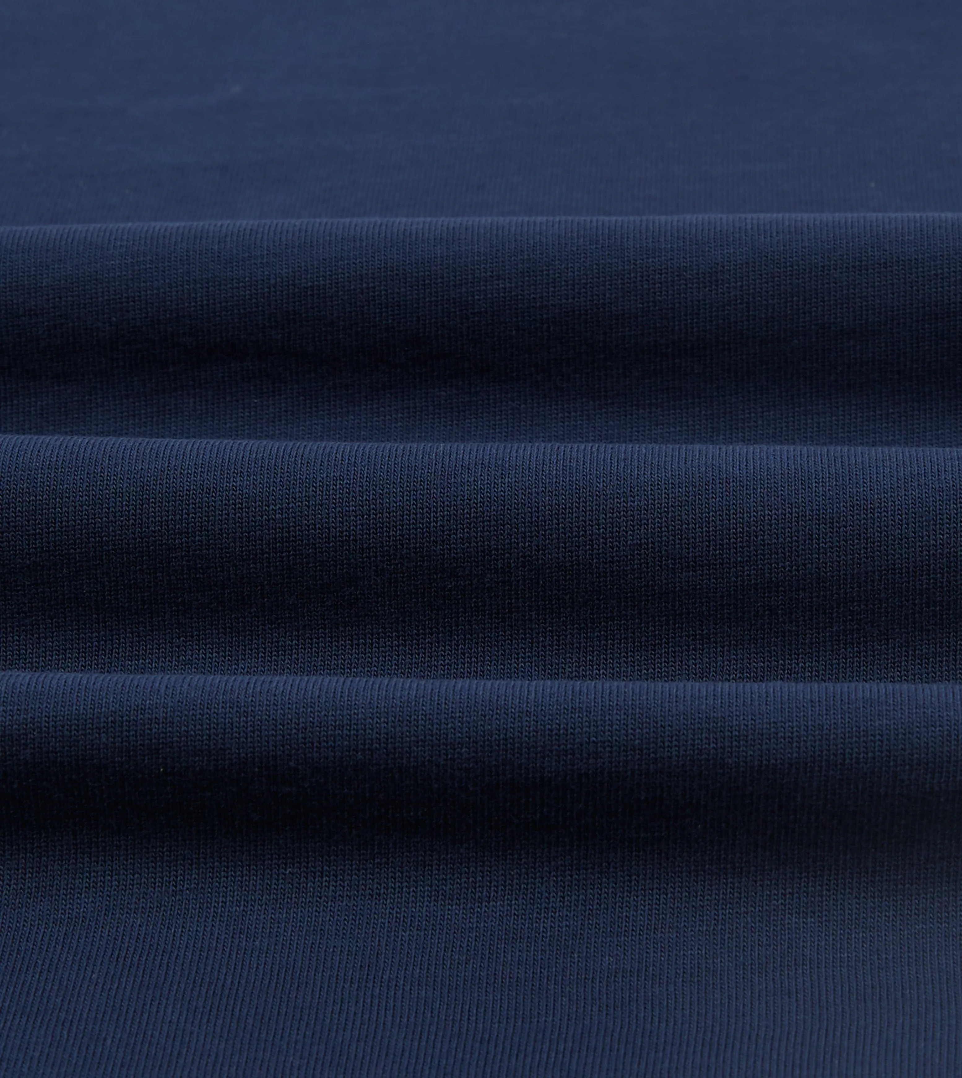 Navy and Ecru Long Sleeve Raglan T-Shirt sold by Drake's London product image thumbnail 2