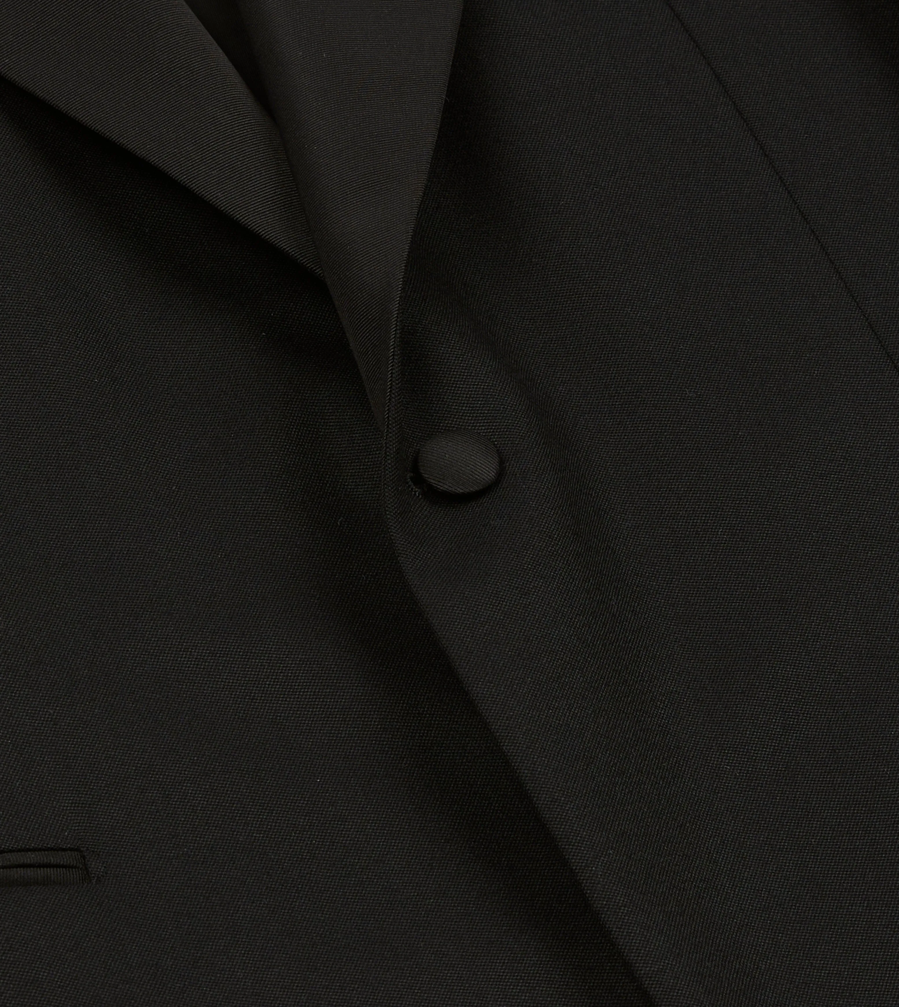 Black Barathea Wool Dinner Jacket sold by Drake's London product image thumbnail 5