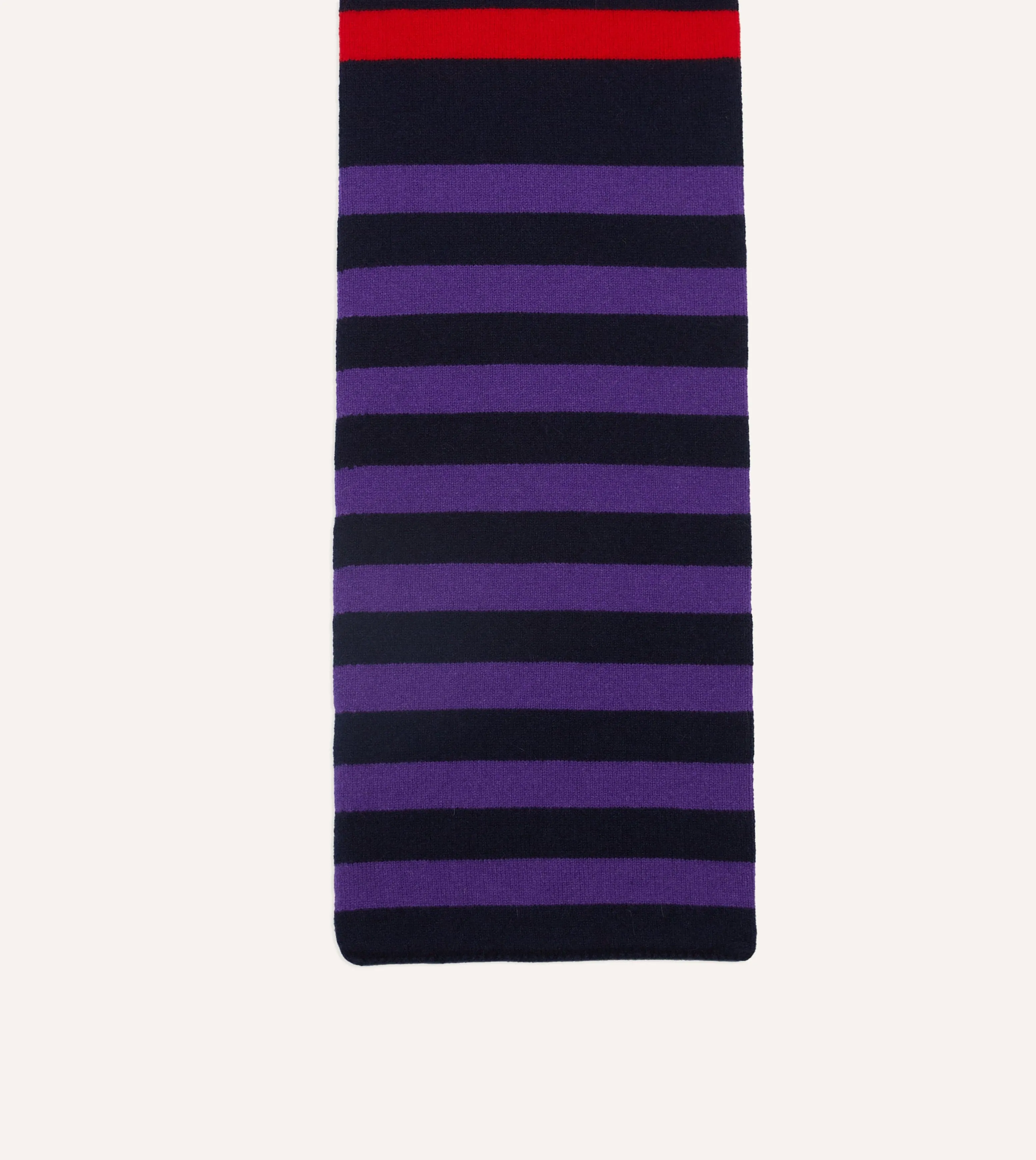 Multi Stripe Geelongora Tubular Scarf sold by Drake's London product image thumbnail 3