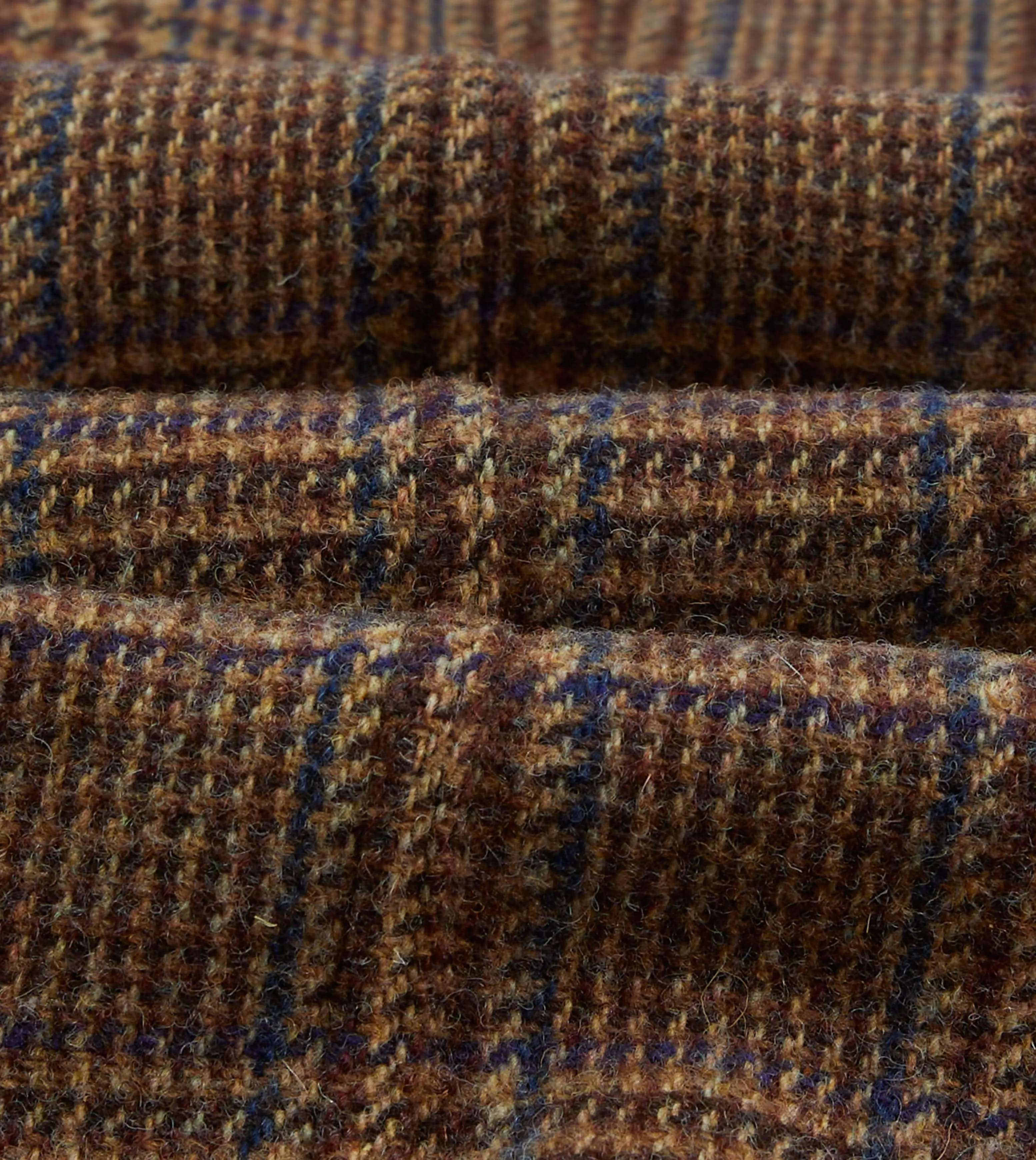 Brown Prince of Wales Check Tweed Games Blazer Mk. VII sold by Drake's London product image thumbnail 2