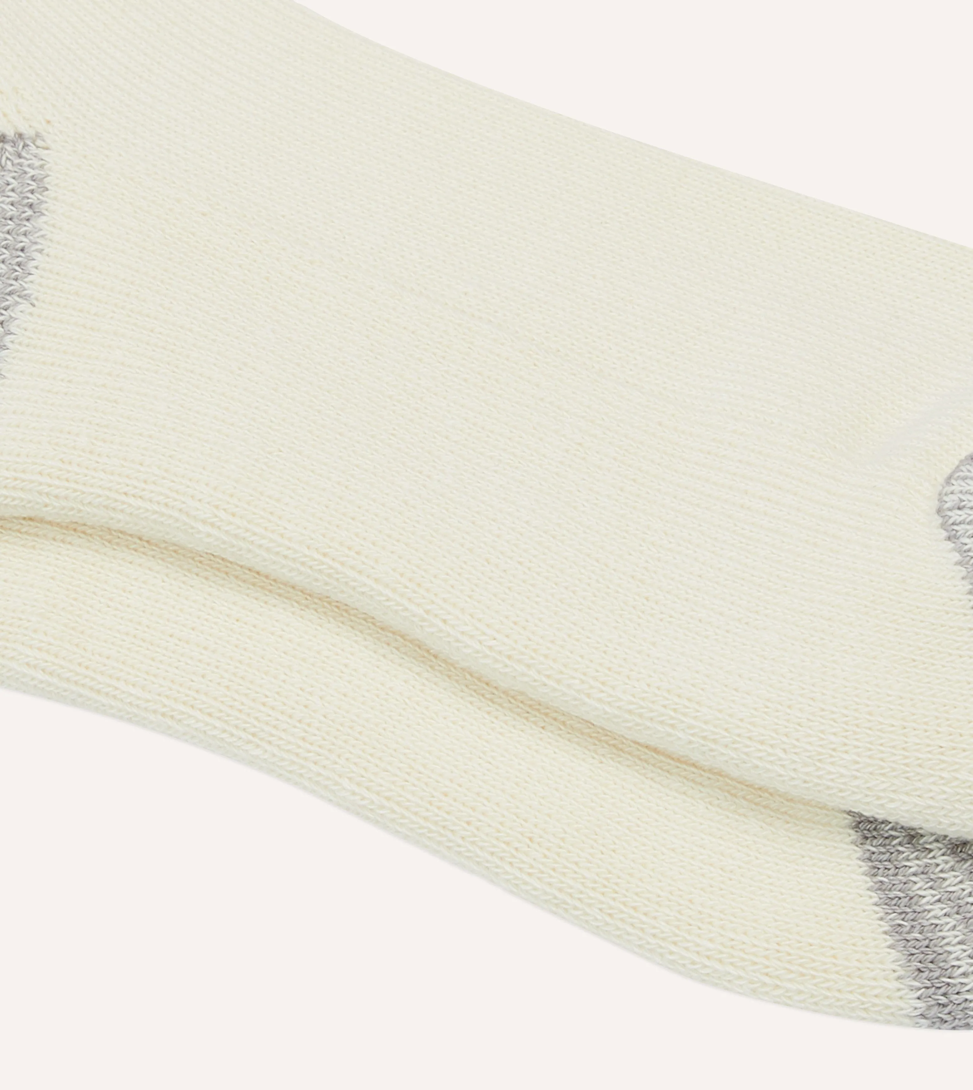 RoToTo Green and Yellow Cotton Crew Socks sold by Drake's London product image thumbnail 2