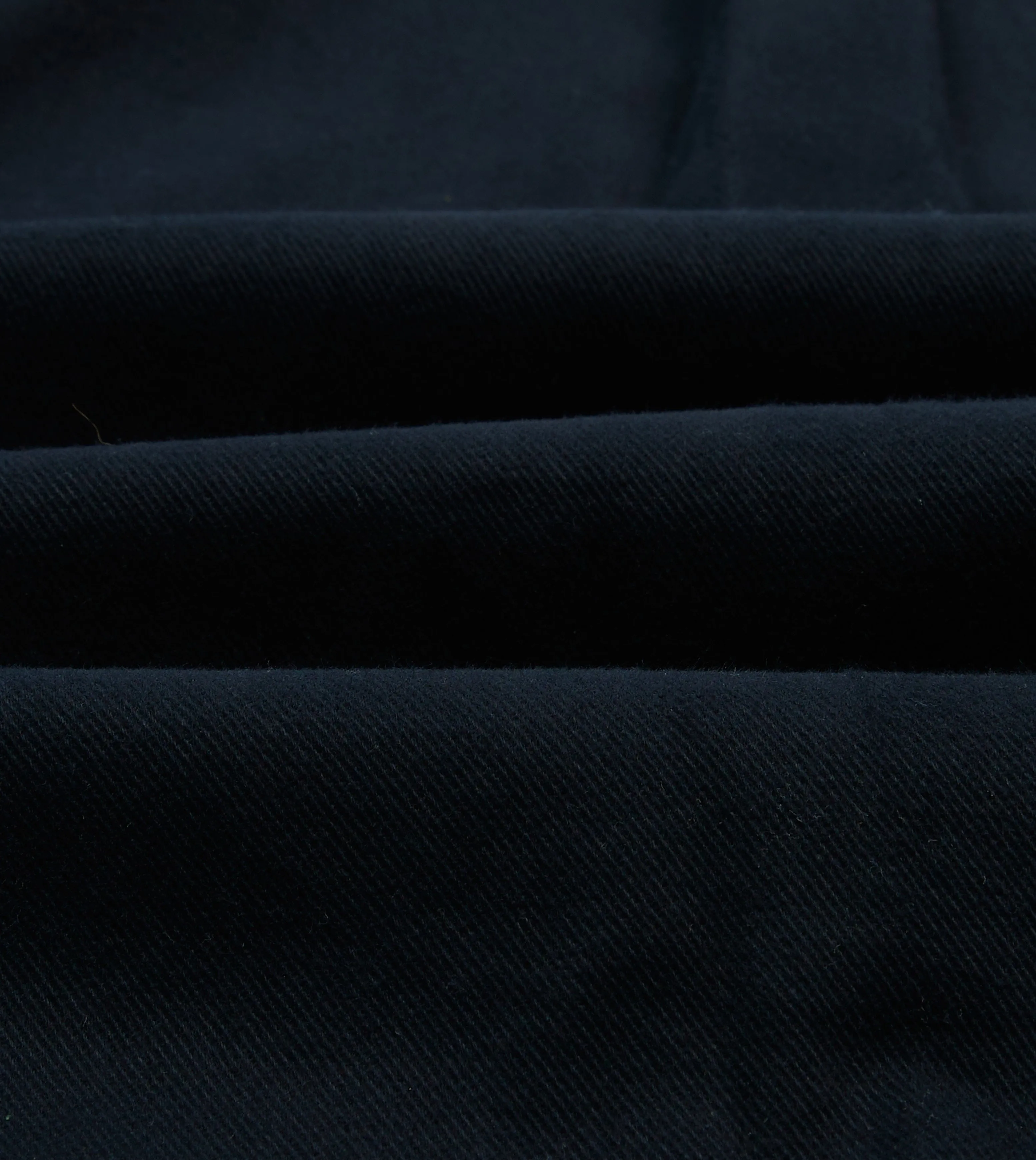 Navy Brushed Cotton Twill Two-Pocket Camp Collar Work Shirt sold by Drake's London product image thumbnail 2