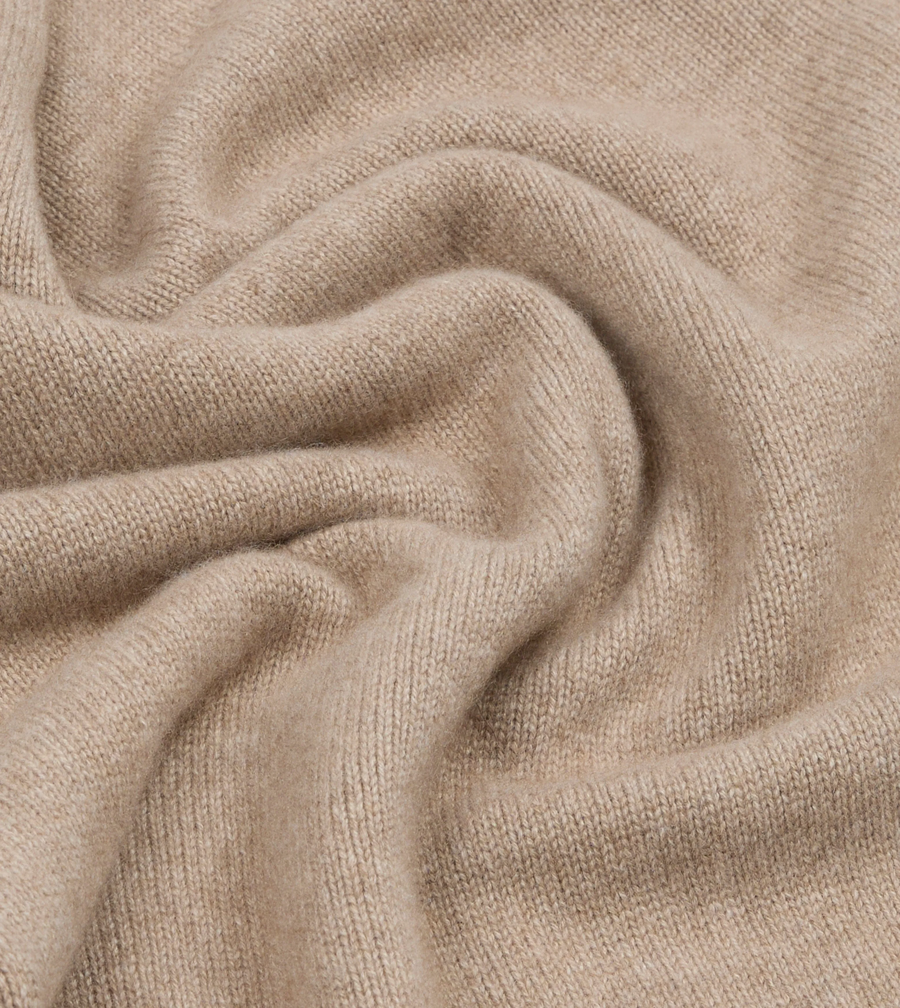 Oatmeal Cashmere Crew Neck Jumper sold by Drake's London product image thumbnail 2