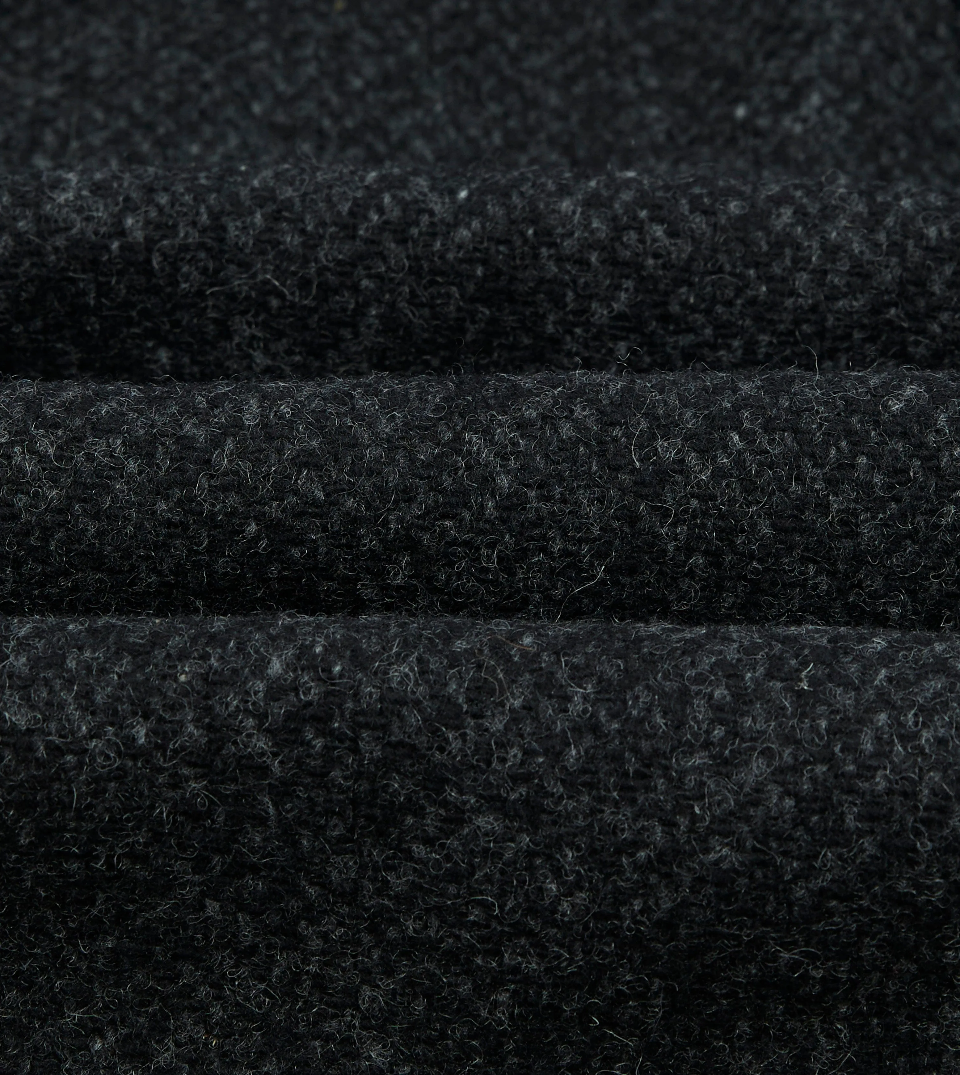 Drake's by A. Levine Black Wool Raglan Overcoat sold by Drake's London product image thumbnail 2