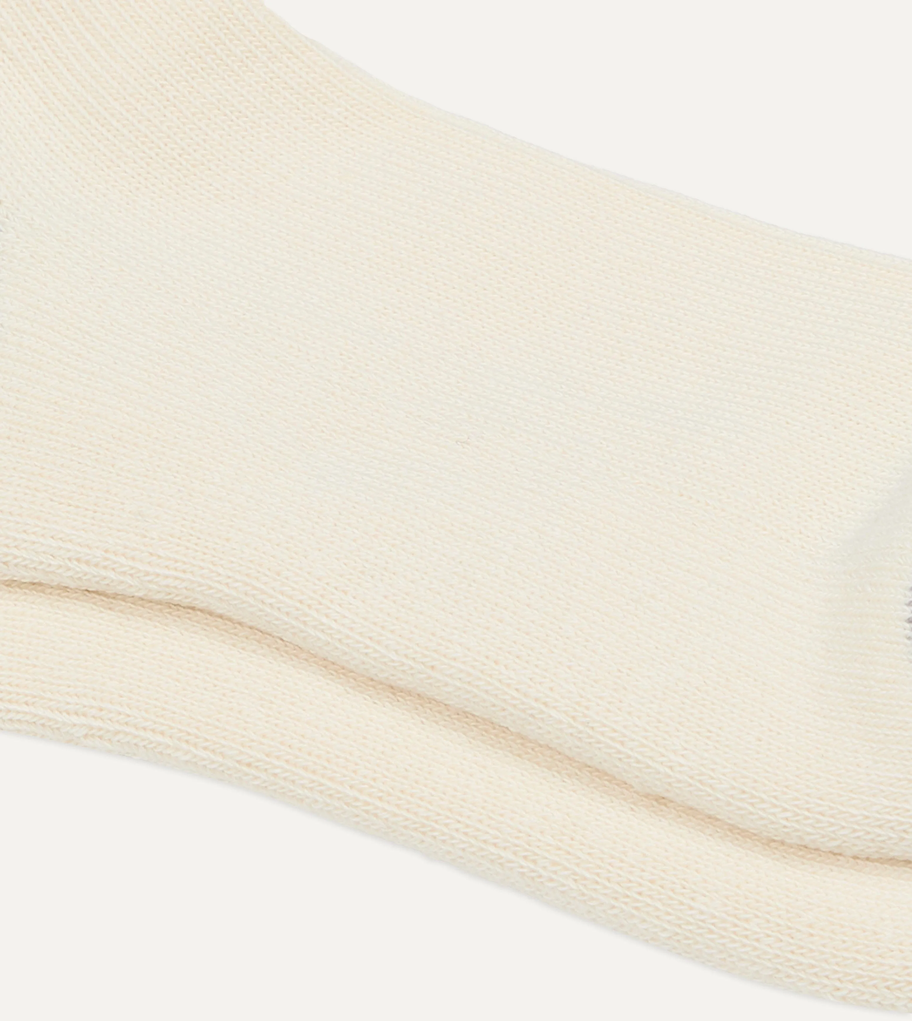 RoToTo Yellow and Purple Cotton Crew Socks sold by Drake's London product image thumbnail 2