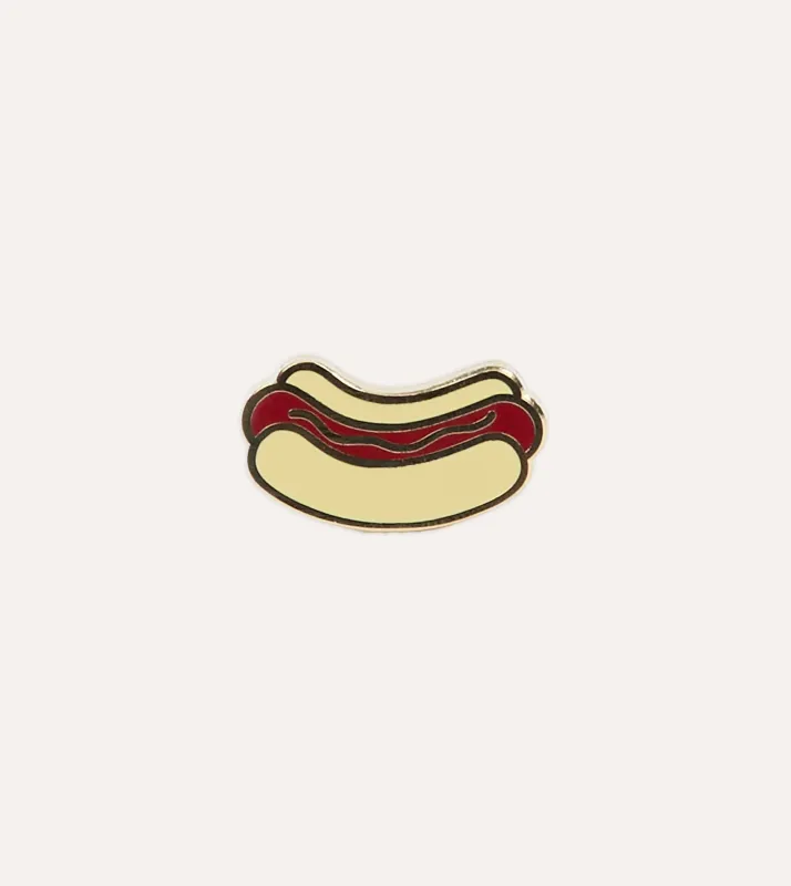 Enamel 'Hot Dog' Pin sold by Drake's London