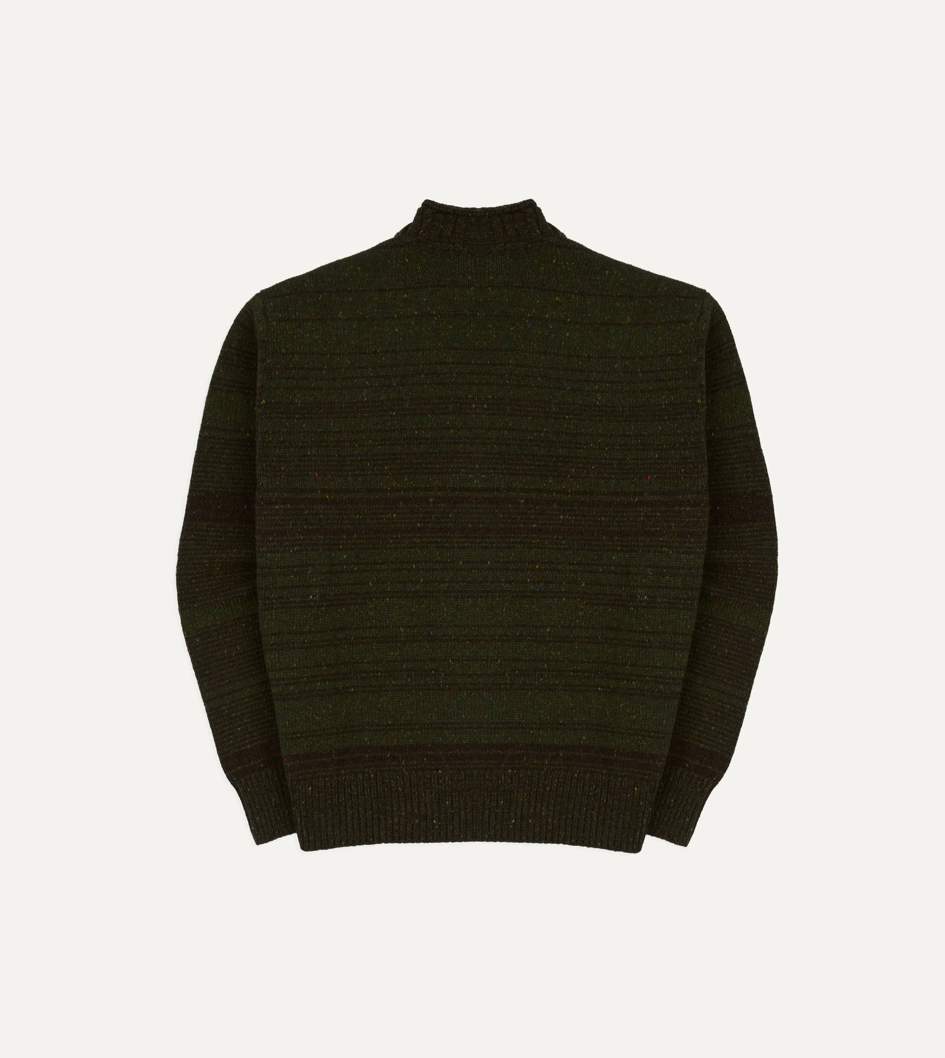Drake's by A. Levine Olive Wool Jumper sold by Drake's London product image thumbnail 5