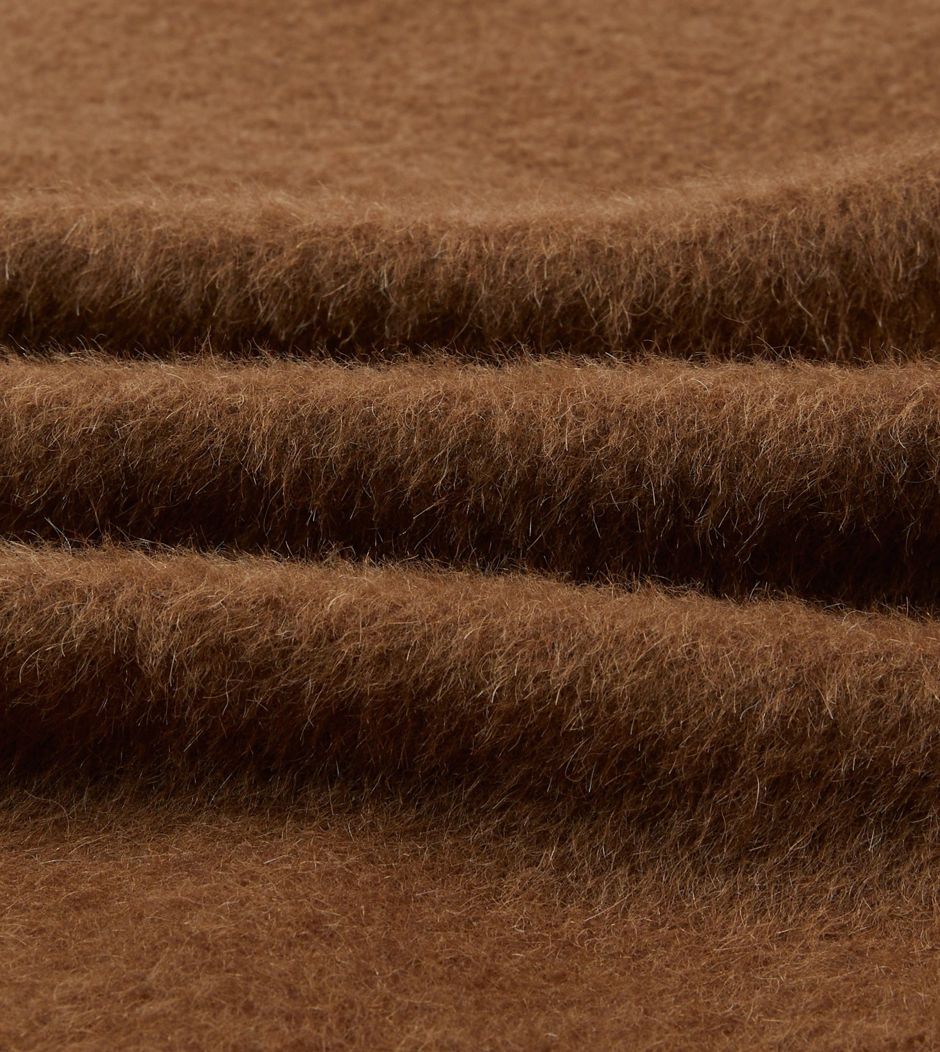 Caramel Double-Breasted Teddy Overcoat sold by Drake's London product image thumbnail 2