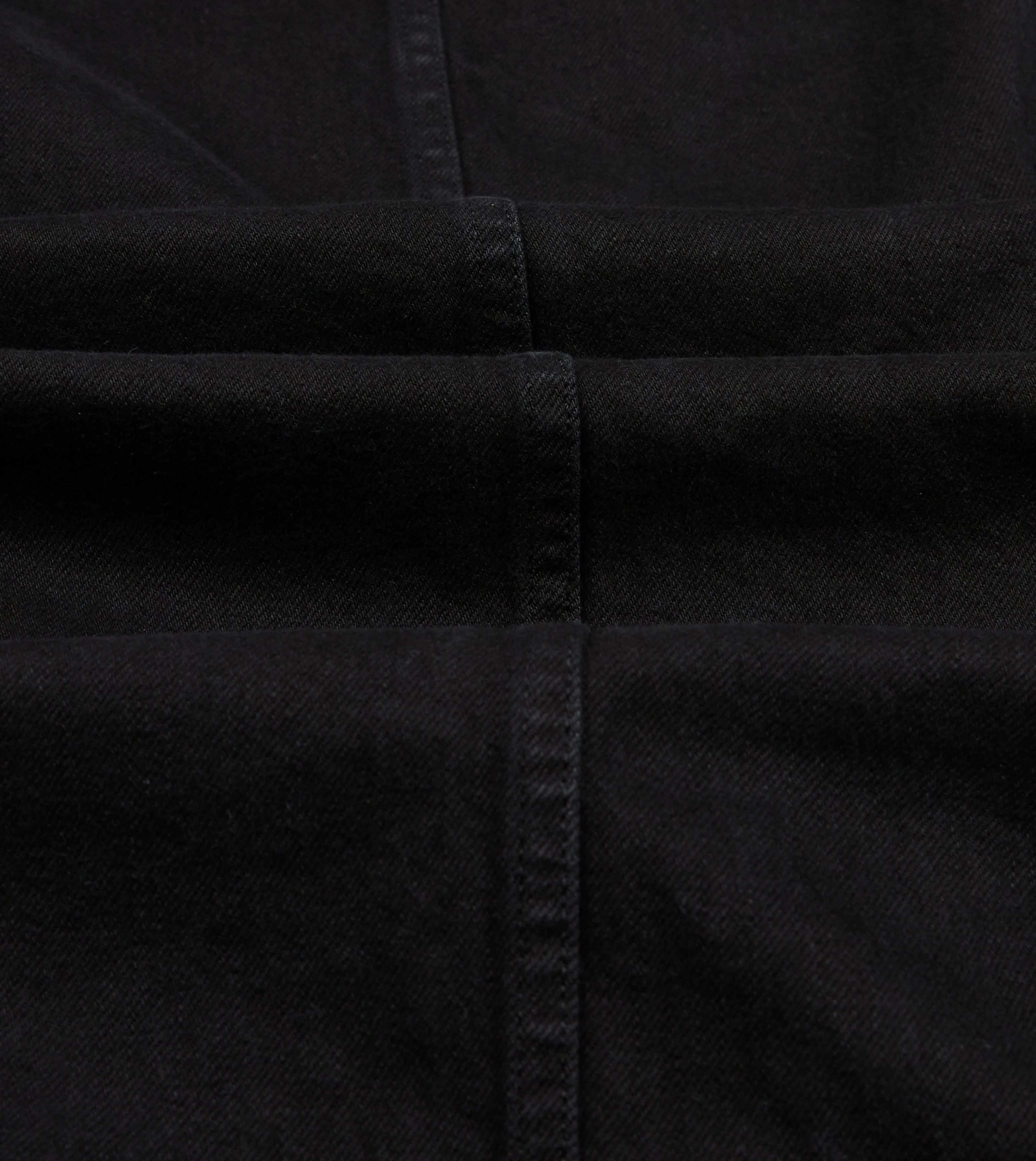 Black Selvedge Denim Five-Pocket Chore Jacket sold by Drake's London product image thumbnail 2