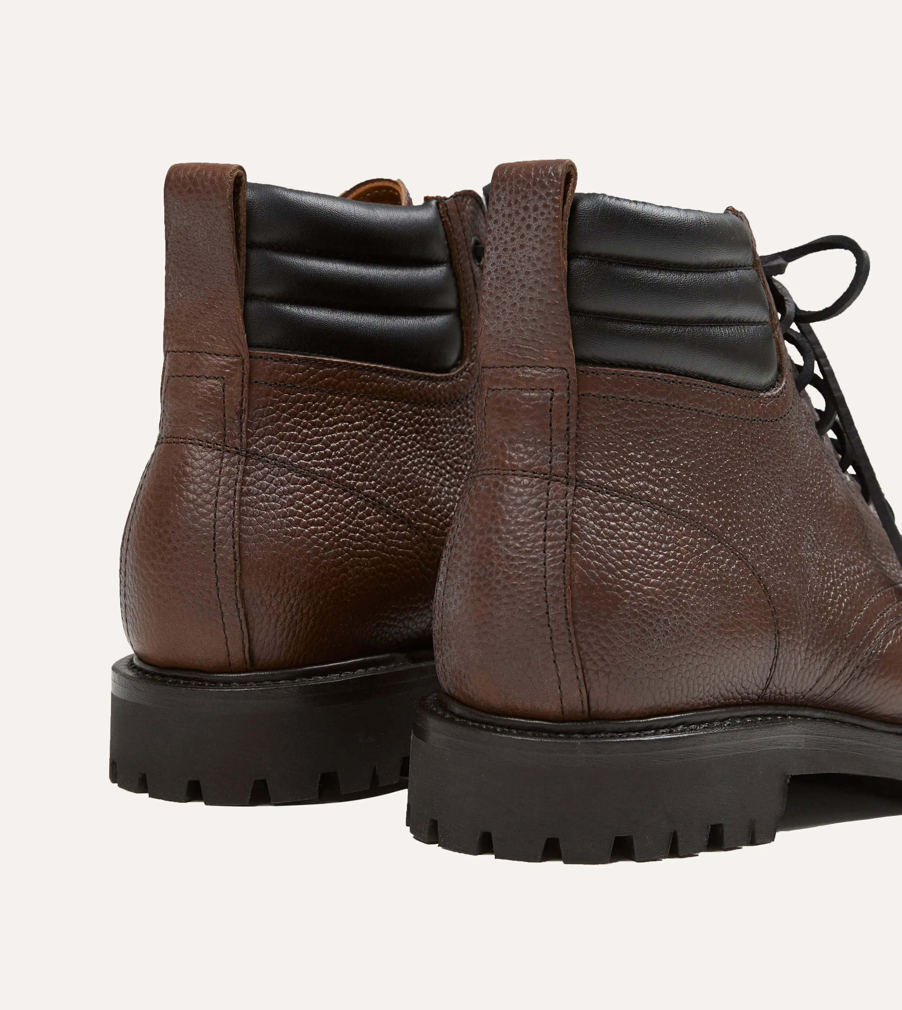 Yuketen Salvia Brown Leather Boots sold by Drake's London product image thumbnail 5