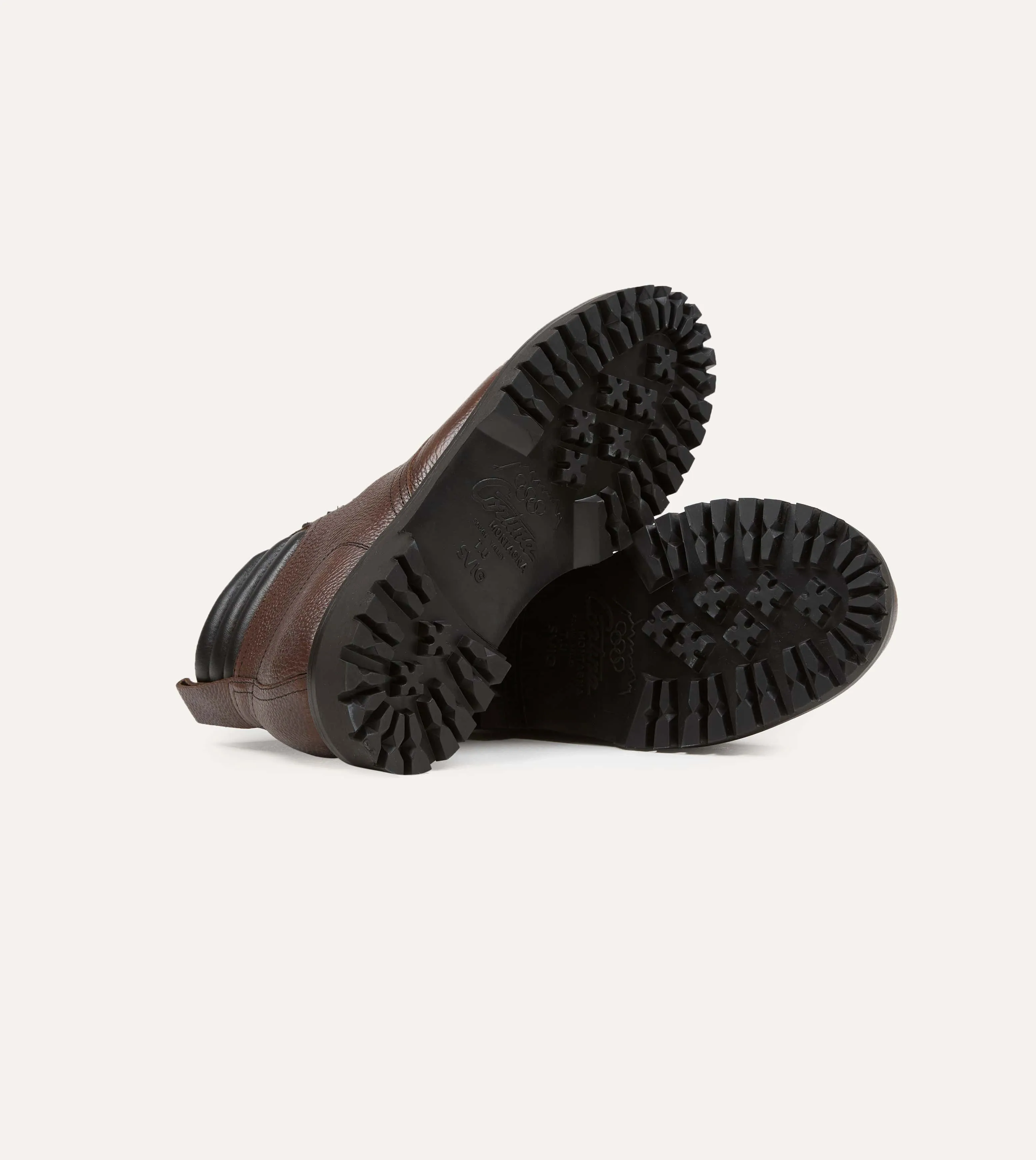 Yuketen Salvia Brown Leather Boots sold by Drake's London product image thumbnail 2