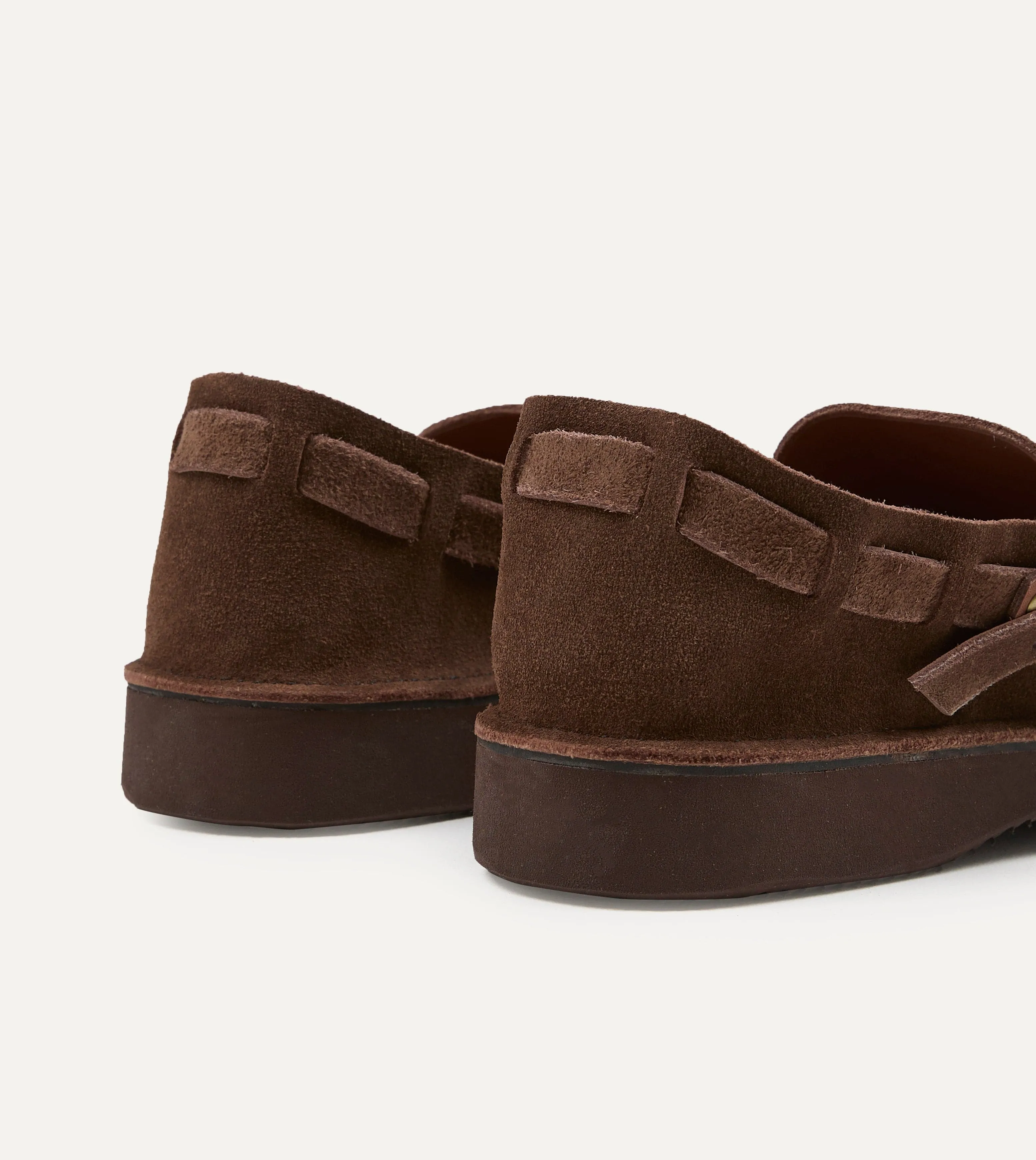 Aurora for Drake's Middle English Brown Roughout Leather Shoe sold by Drake's London product image thumbnail 5