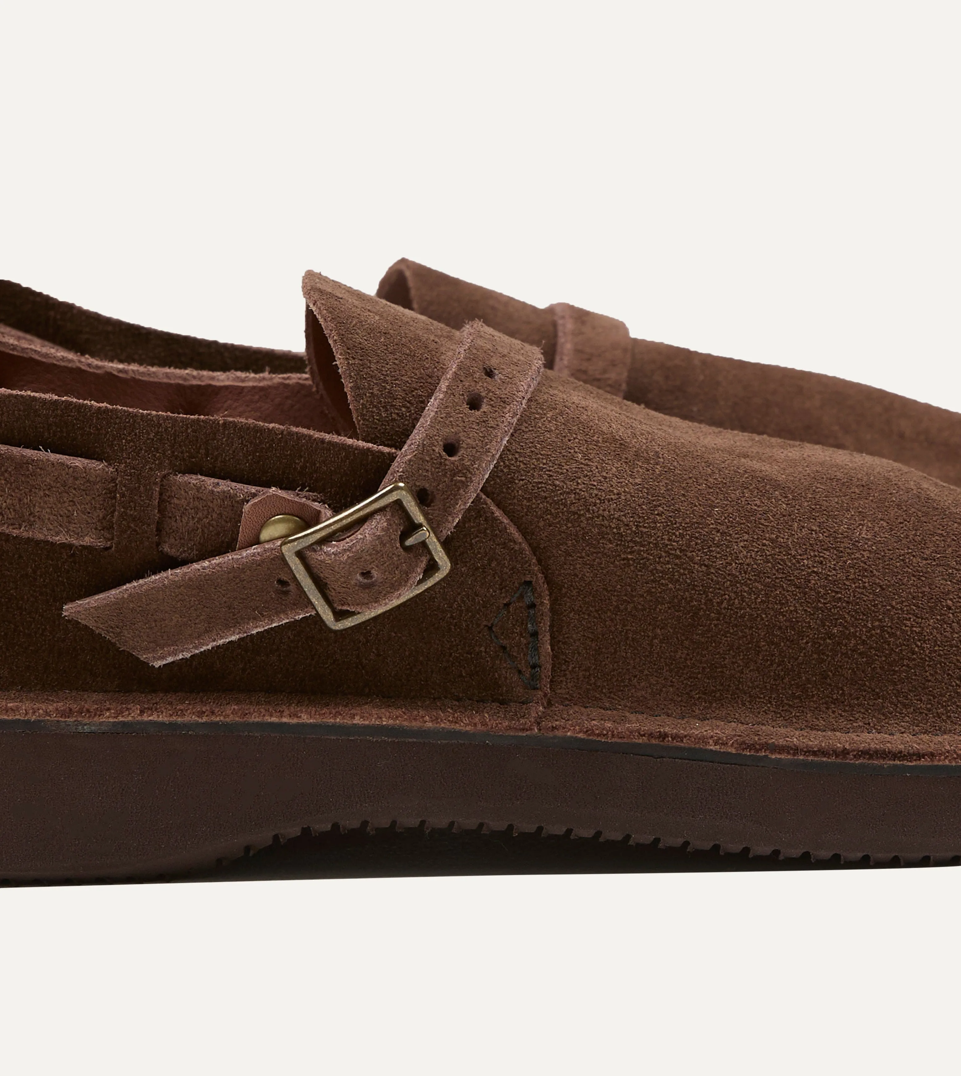 Aurora for Drake's Middle English Brown Roughout Leather Shoe sold by Drake's London product image thumbnail 3