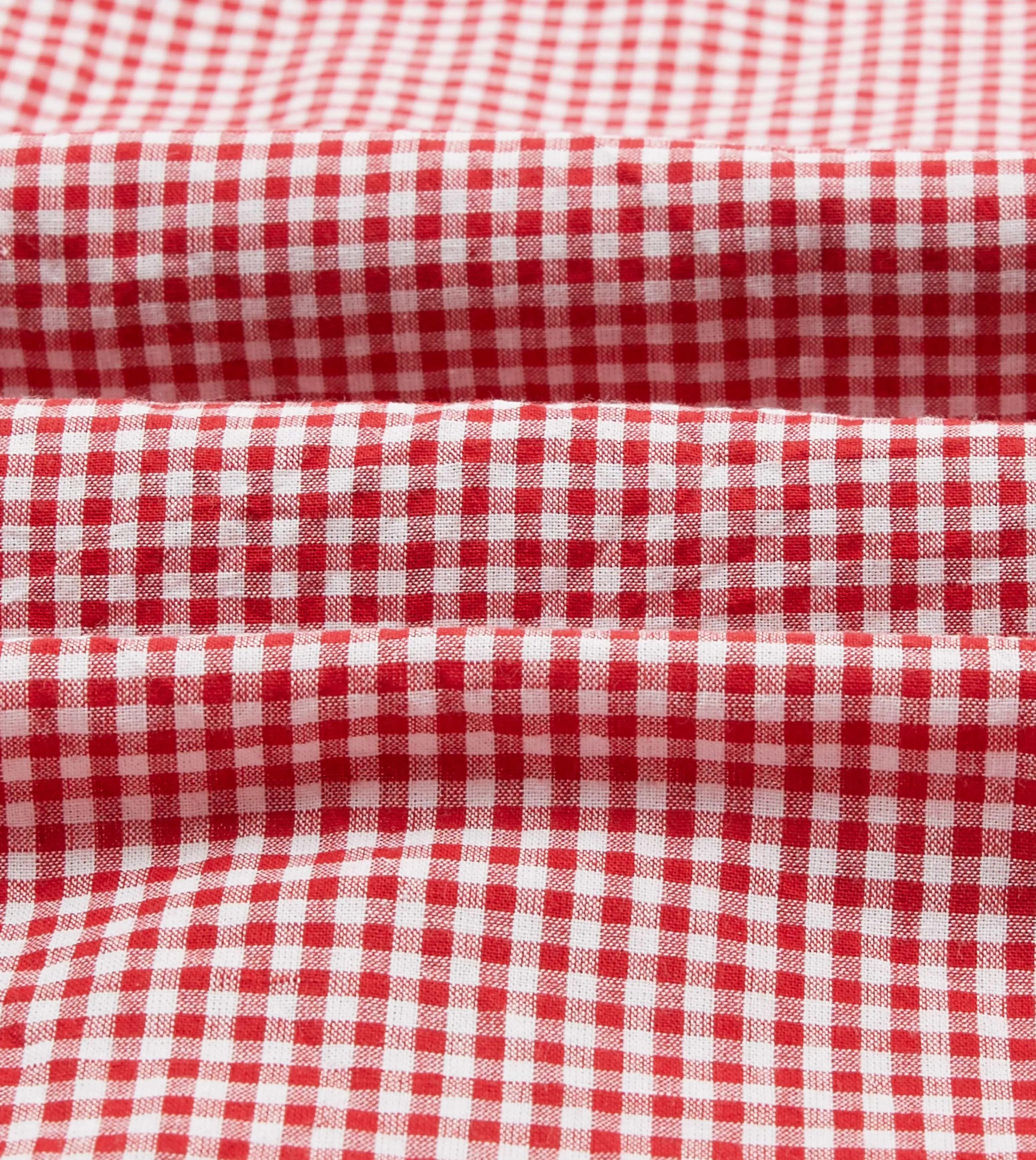 Red Gingham Check Two-Pocket Western Shirt sold by Drake's London product image thumbnail 2