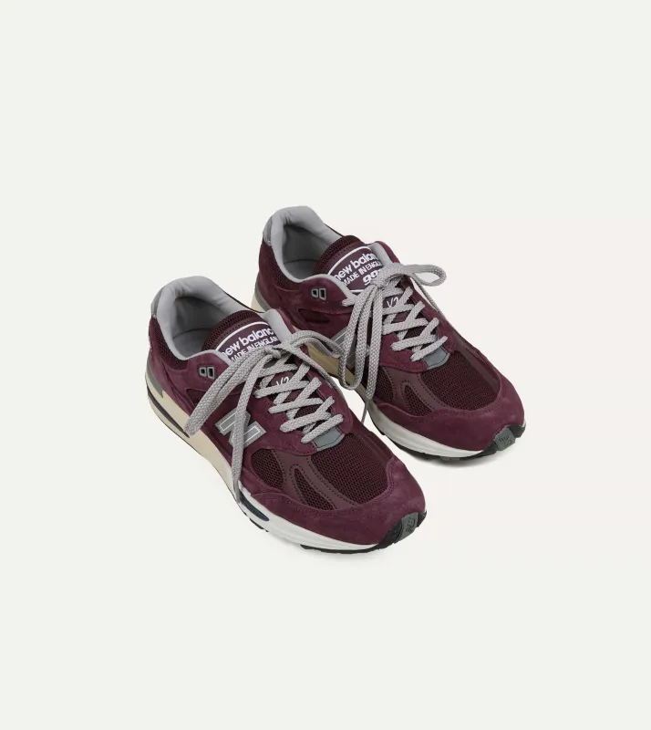 New Balance Catawba Grape Made in UK 991v2 Trainers sold by Drake's London