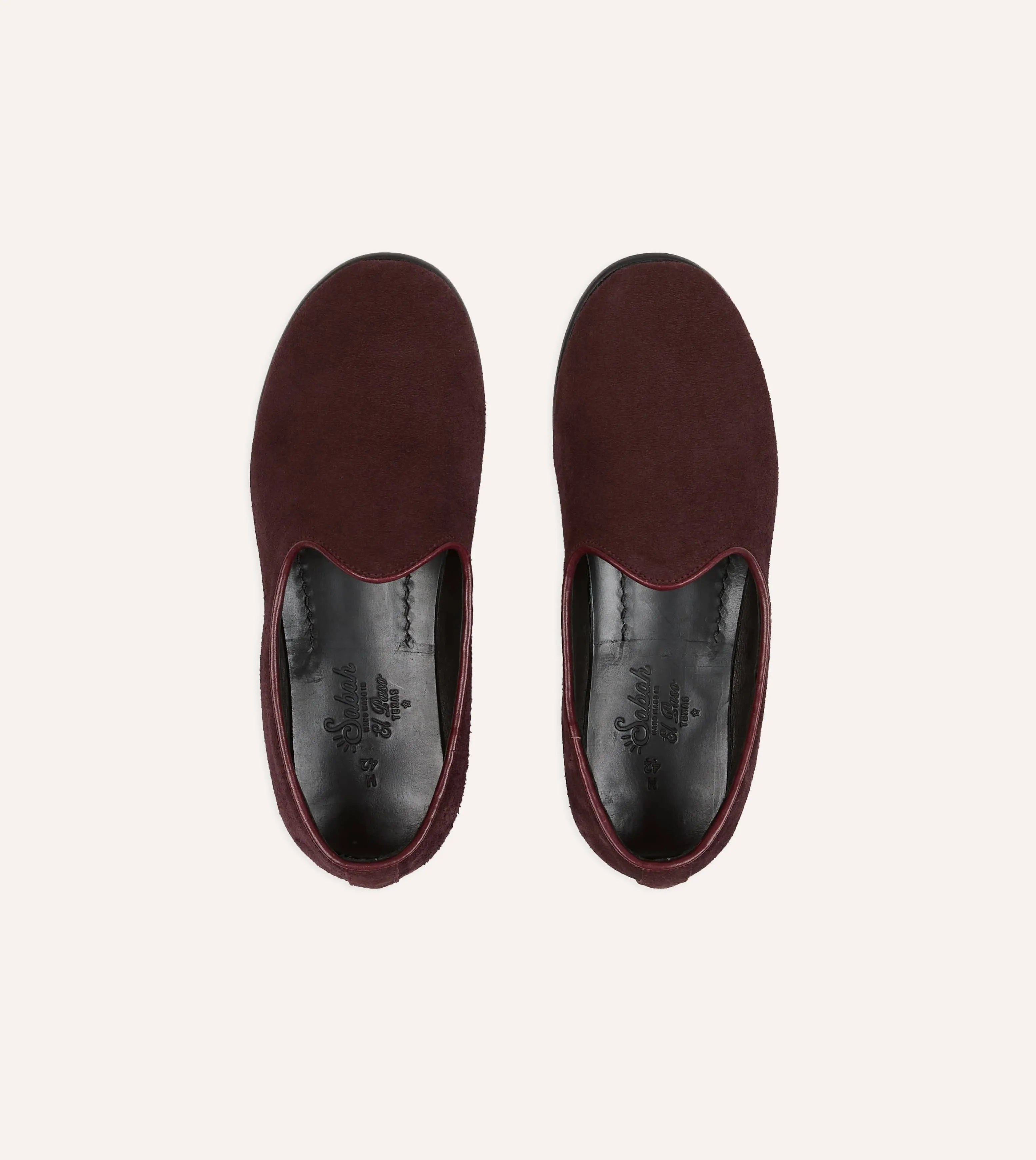 Sabah for Drake's Burgundy Suede Bolo Shoe sold by Drake's London product image thumbnail 4