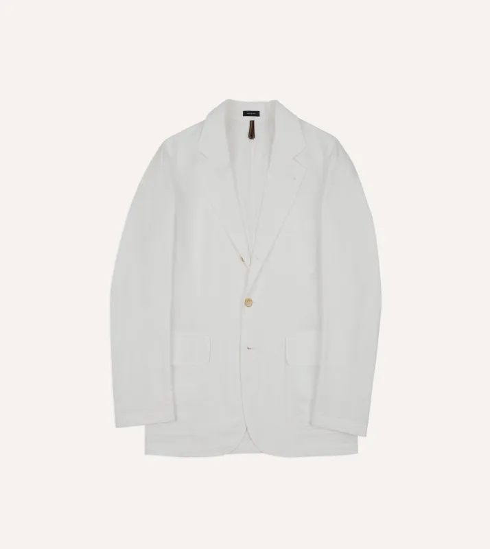 White Seersucker Games Blazer Mk. I sold by Drake's London
