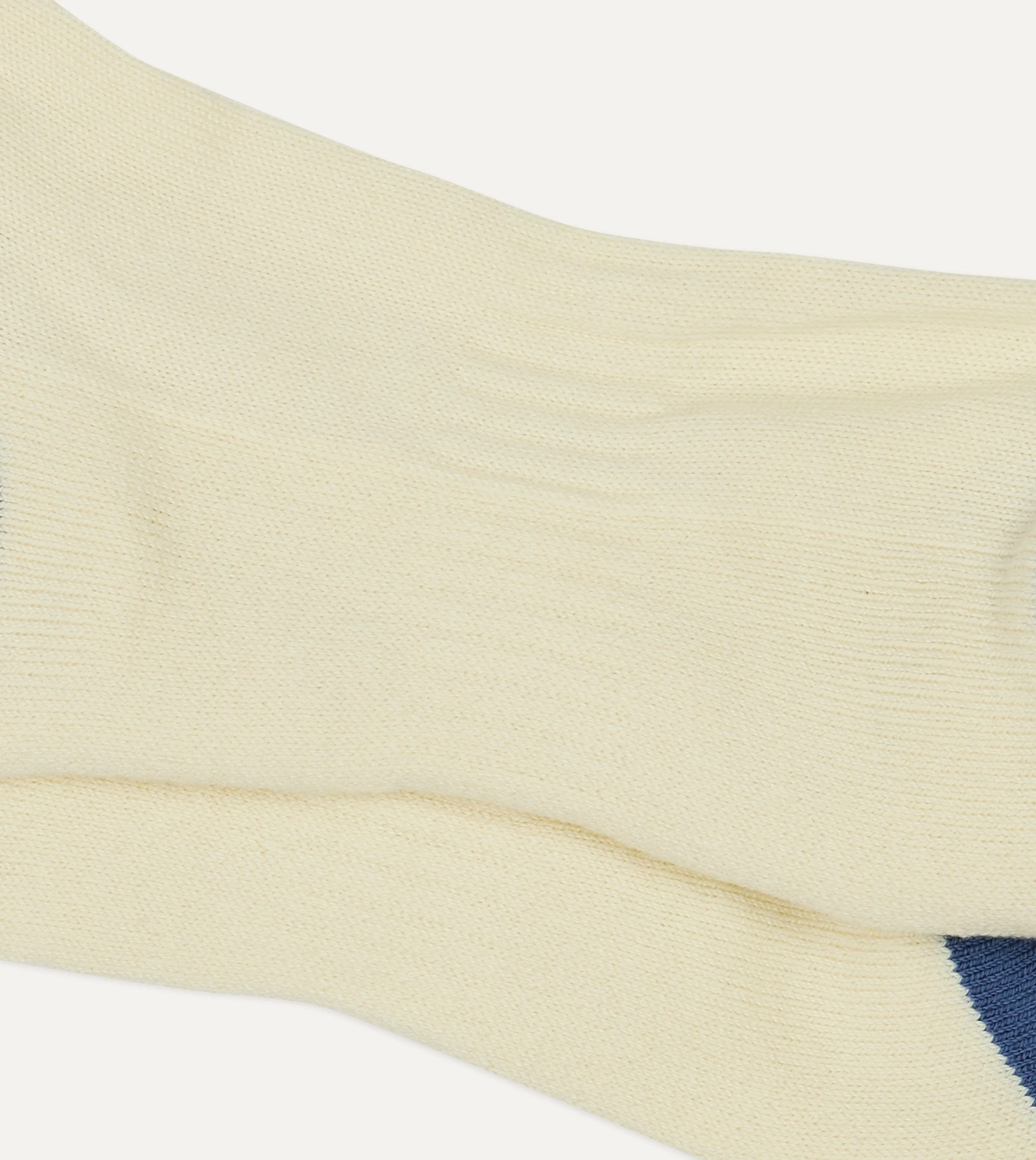 Blue, Red and Yellow Striped Sport Socks sold by Drake's London product image thumbnail 2